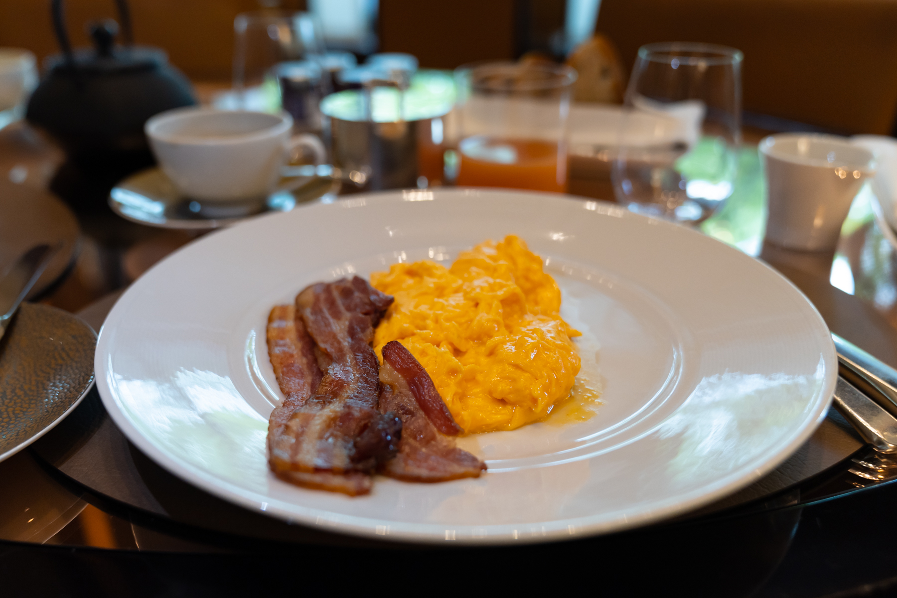 Breakfast at 45 Park Lane.