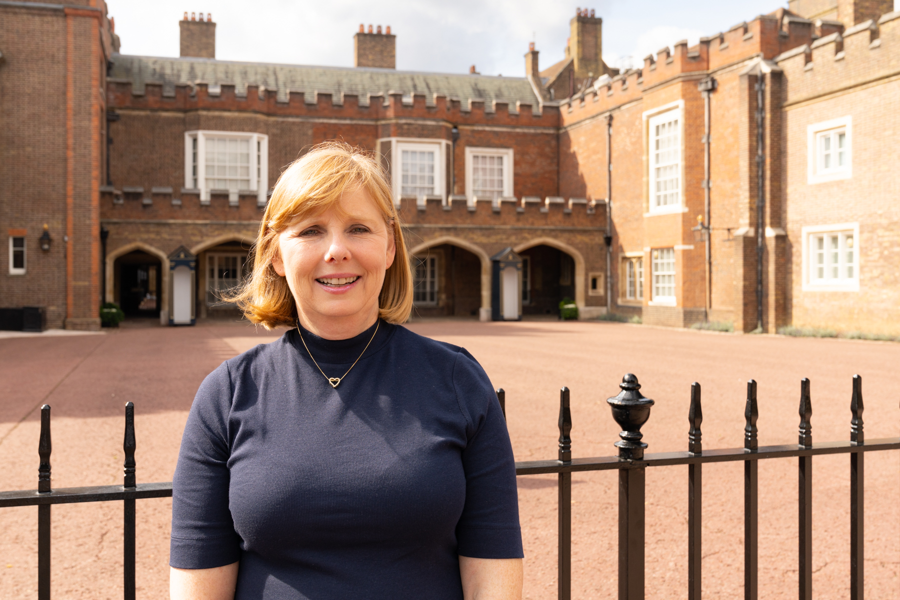 Andrea at St. James's Palace.