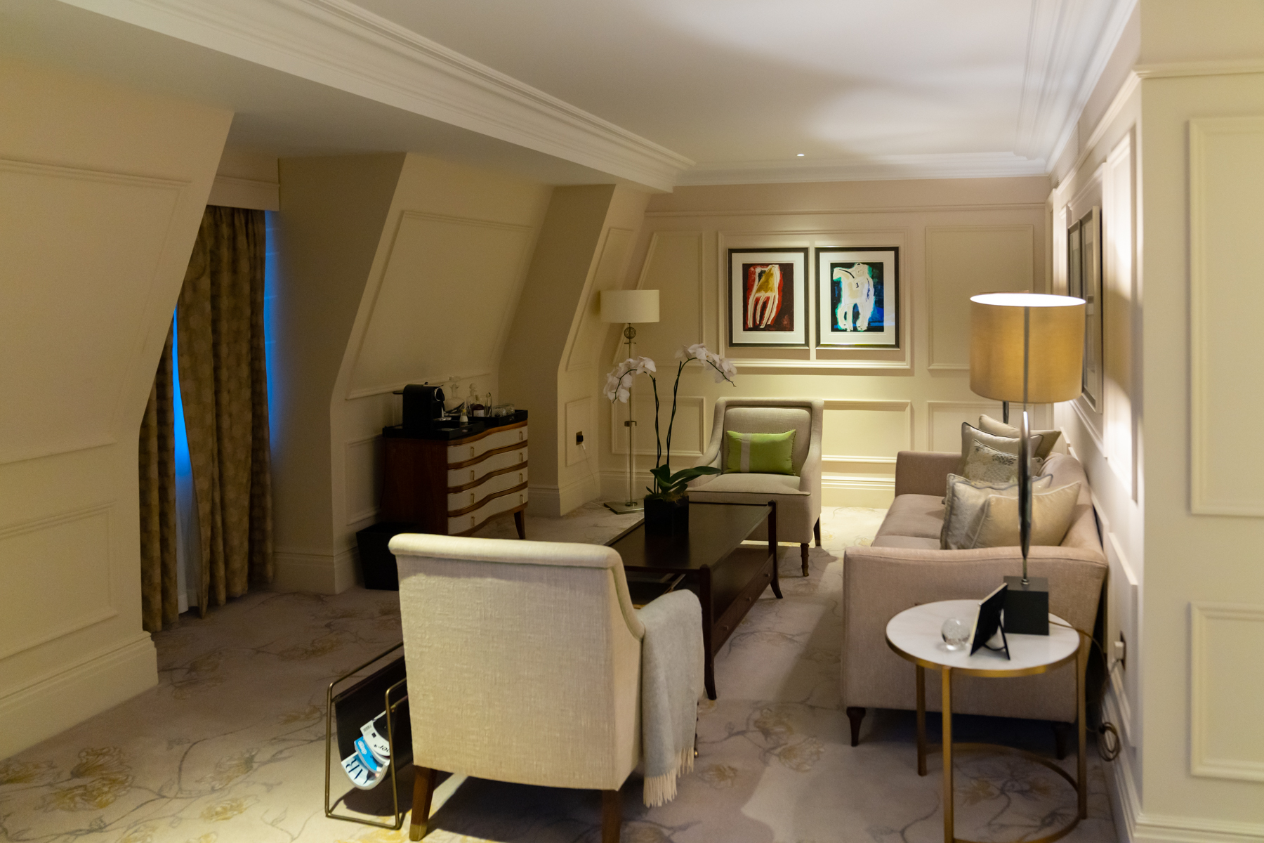 Our room at The Langham.