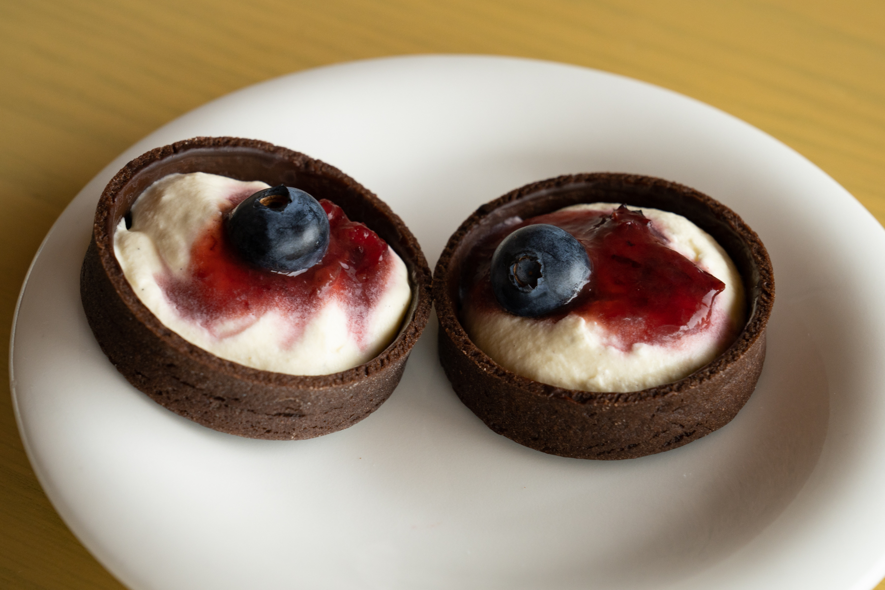 Freshly baked tarts.