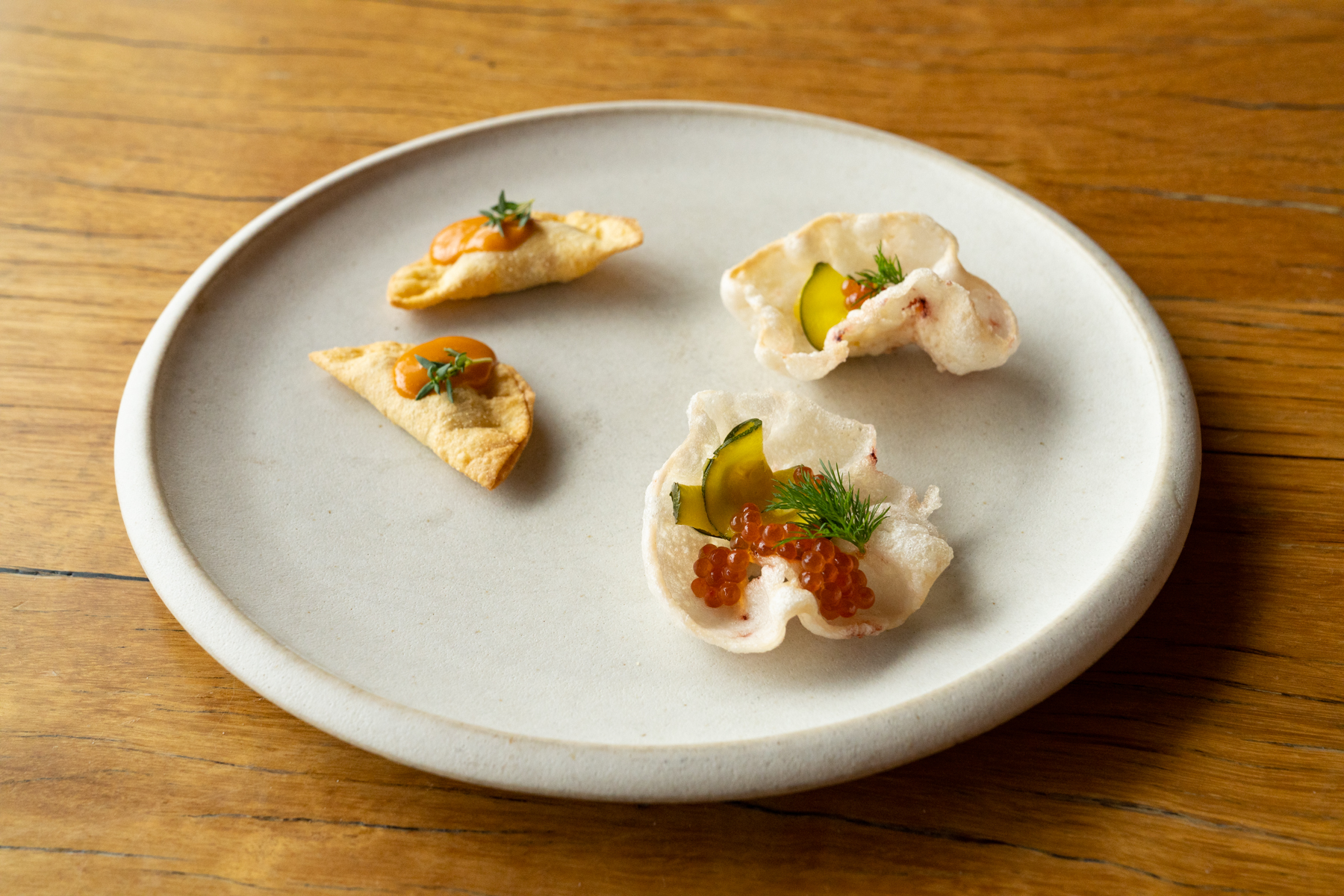 Snacks before dinner.