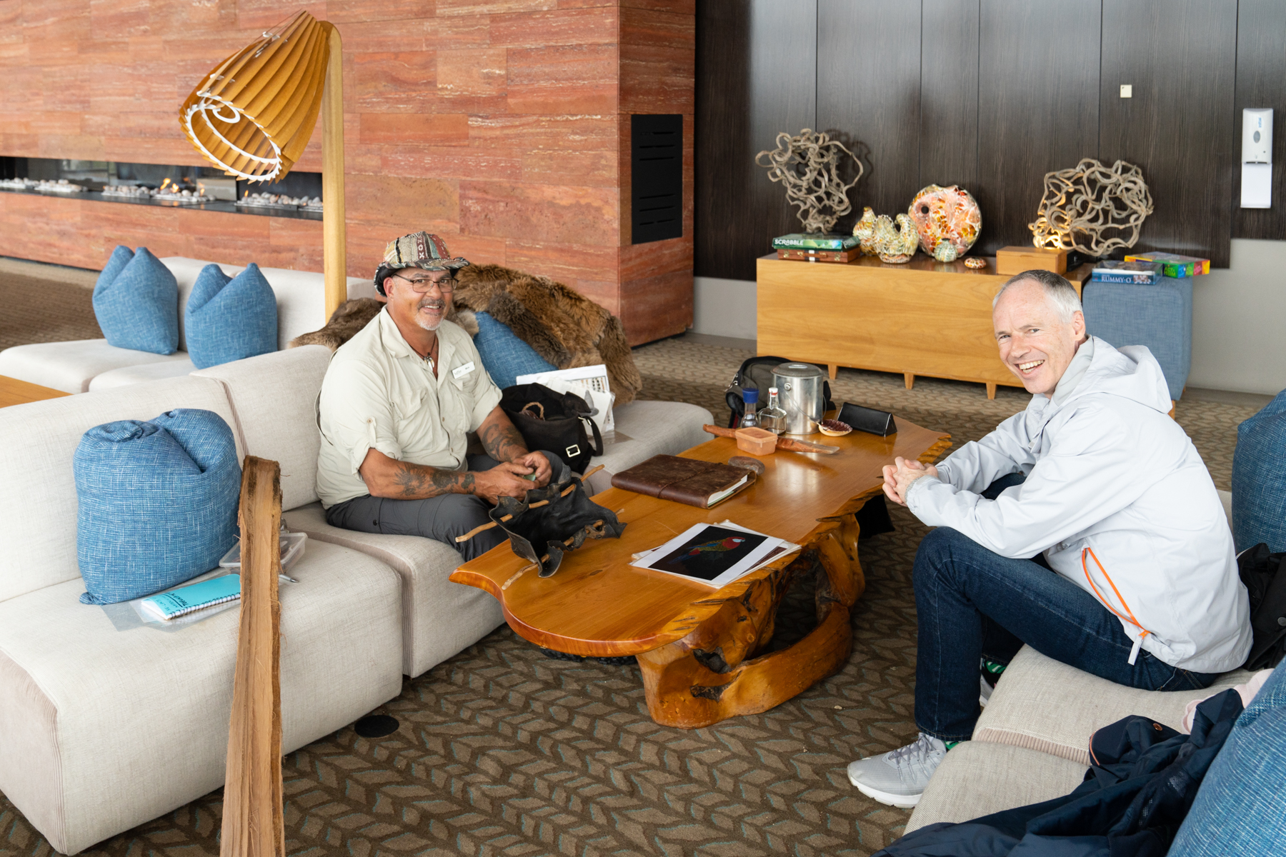 Learning about local indigenous history and culture.