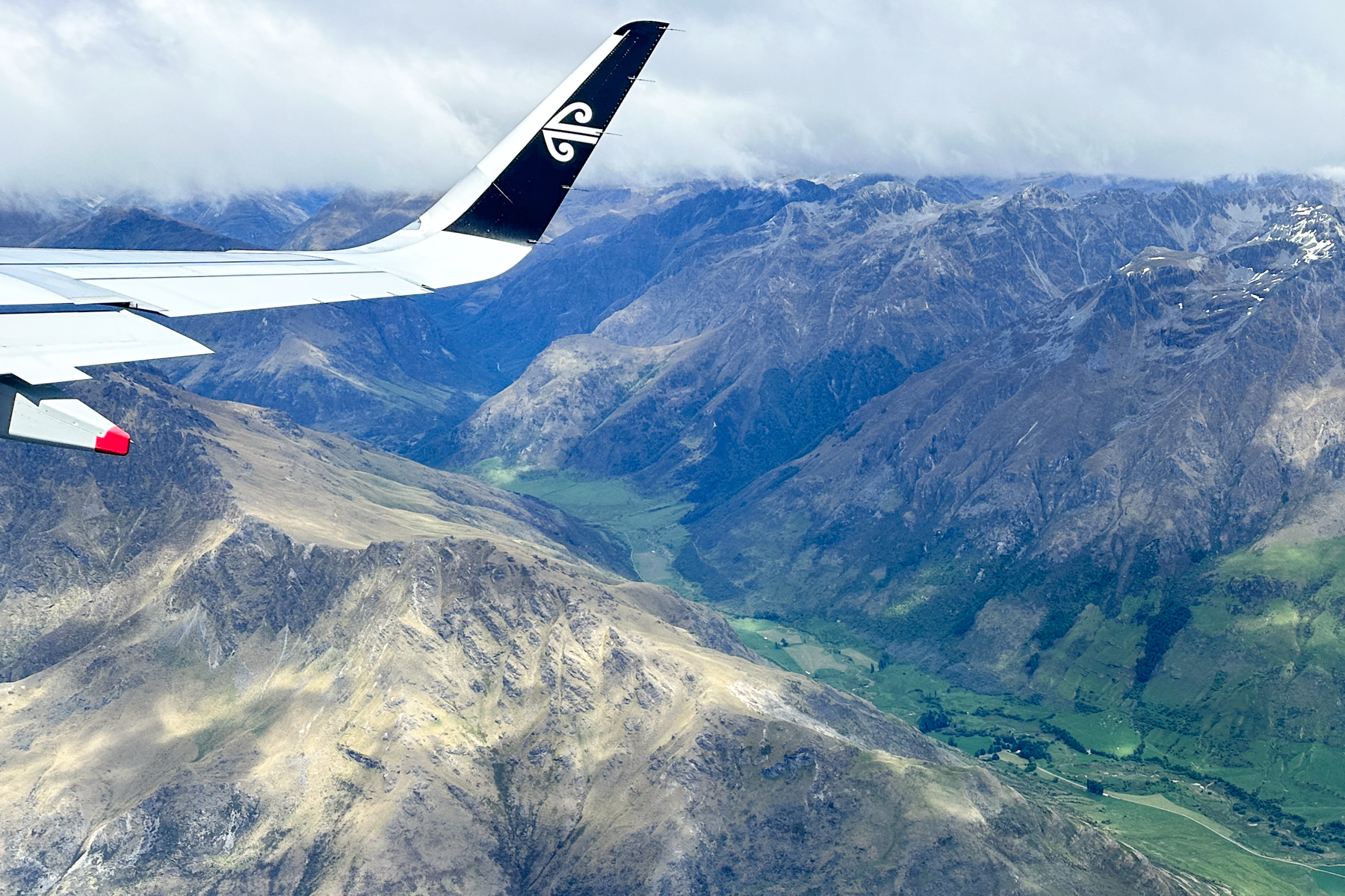 On the way to Auckland.