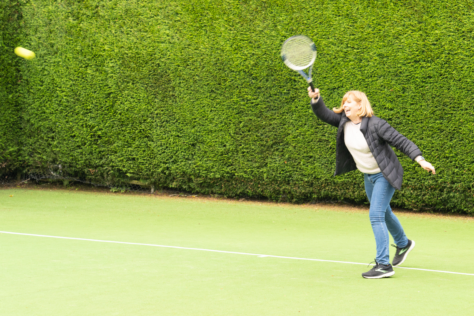 Enjoying some outdoor activities.