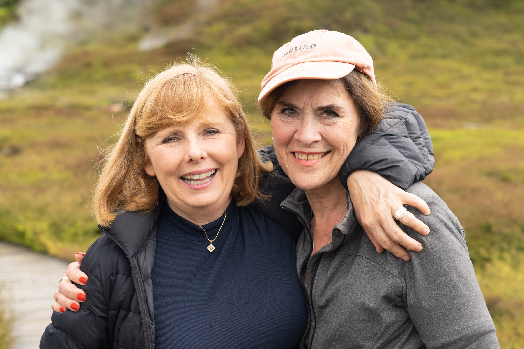 Andrea and Joy at the Craters of the Moon.