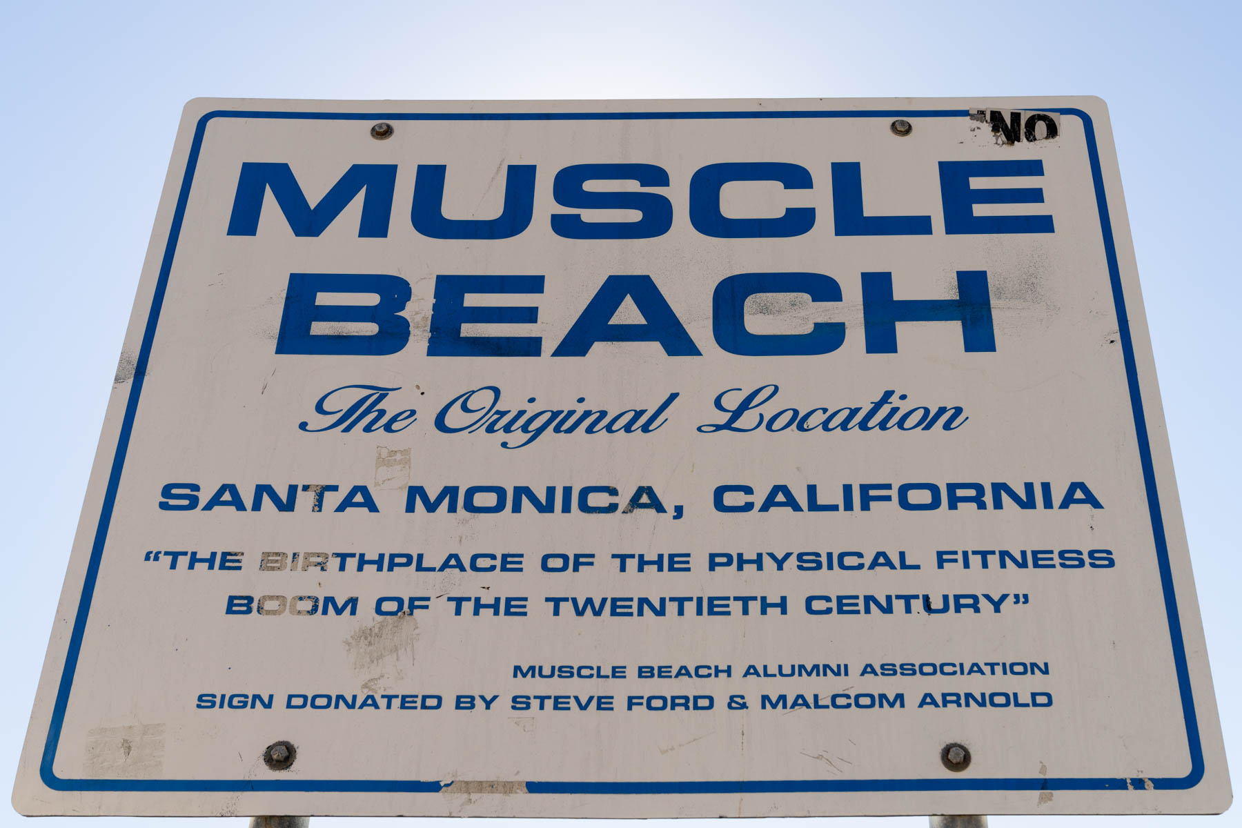 Muscle Beach.