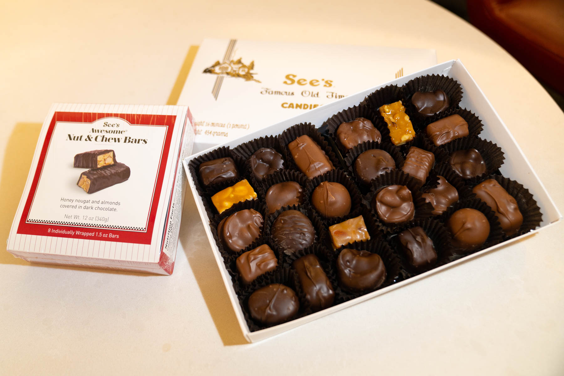 An excellent selection of See's Candies!