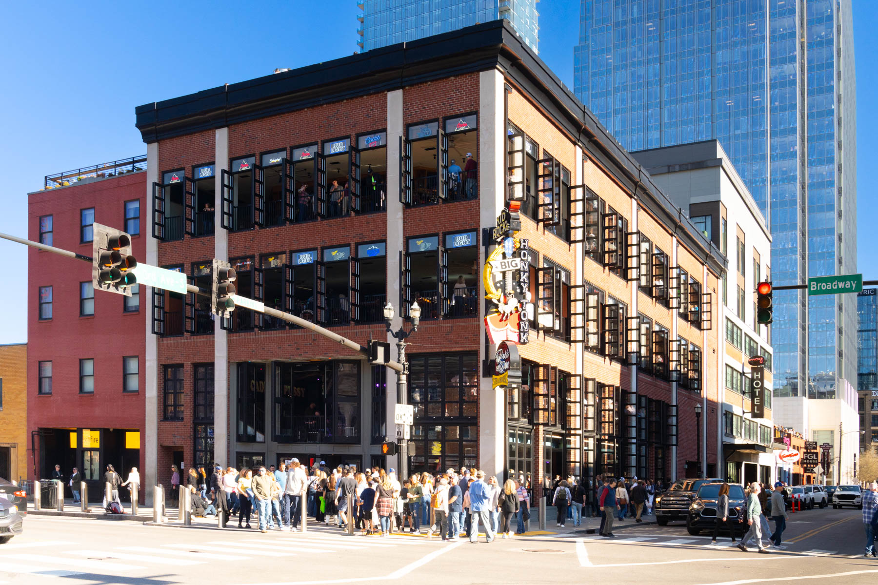 Kid Rock's Big Ass Honky Tonk Rock N' Roll Steakhouse, on Broadway.