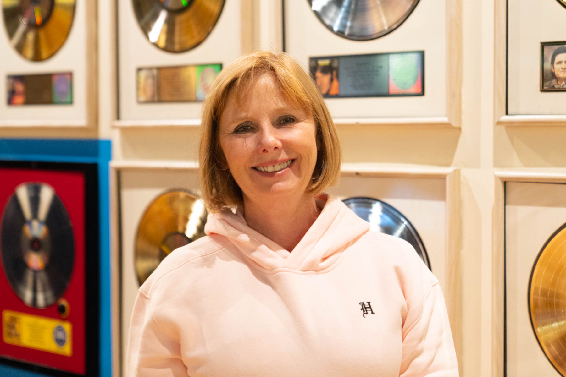 Andrea in the Country Music Hall of Fame and Museum.