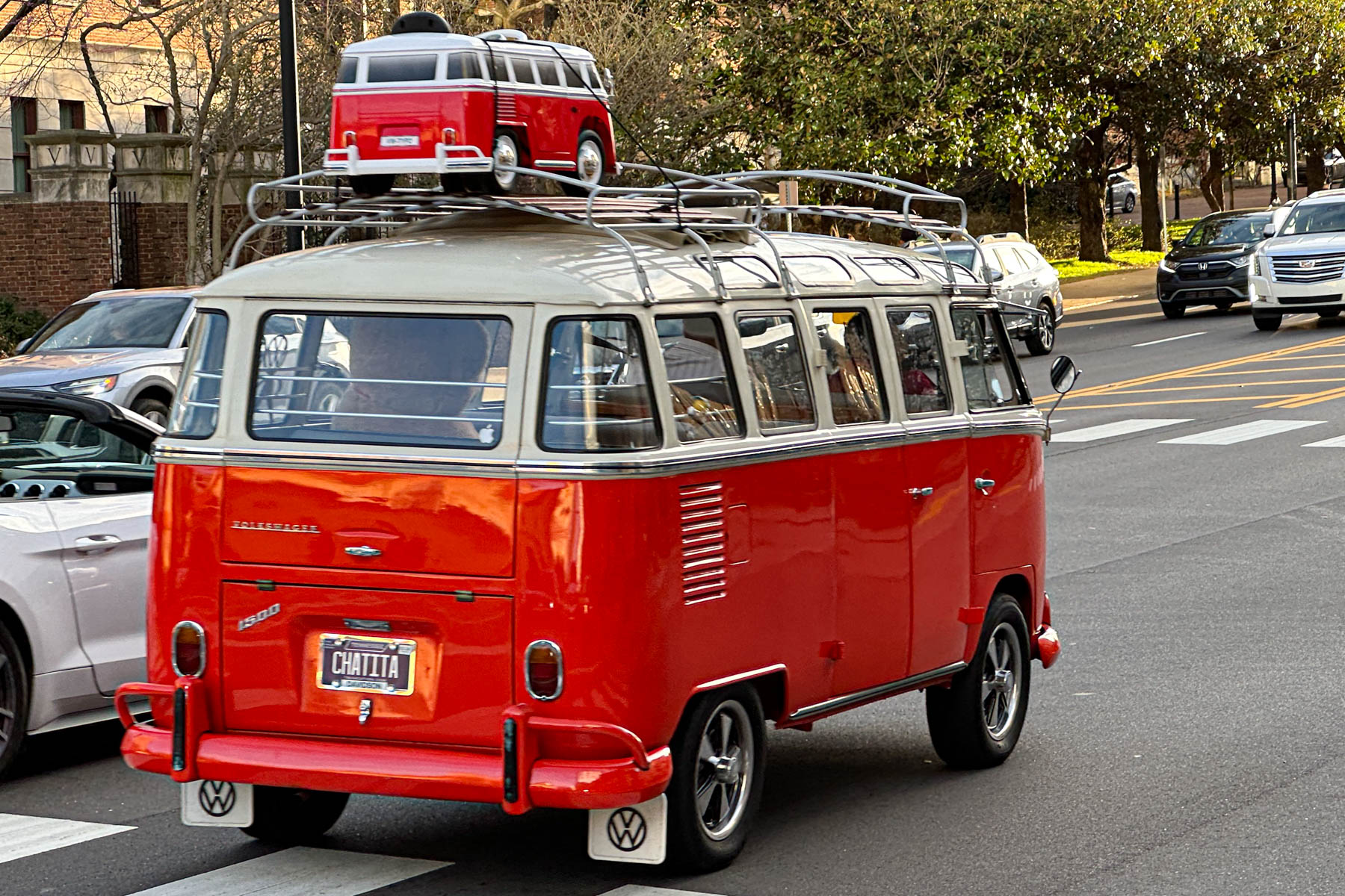 A very cool VW Kombi van.