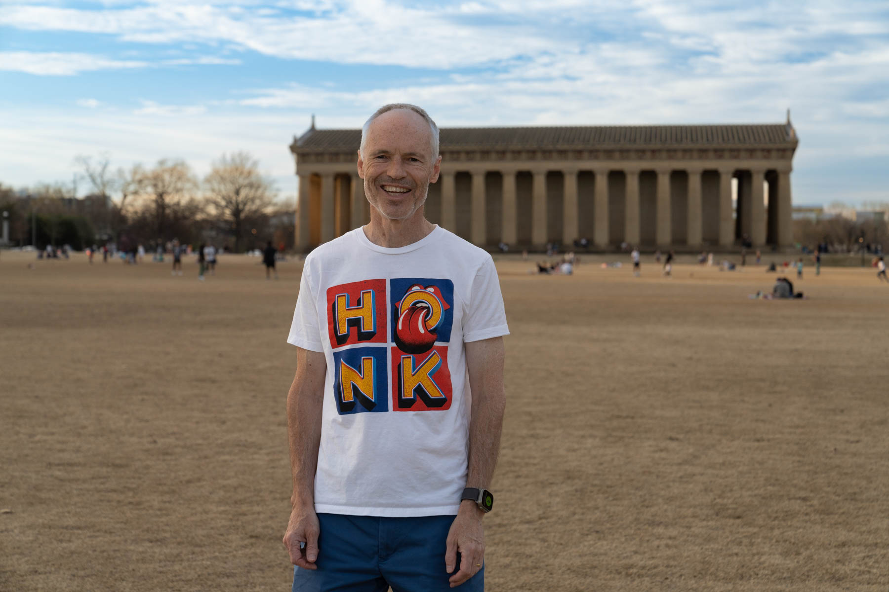 Keith in Centennial Park.