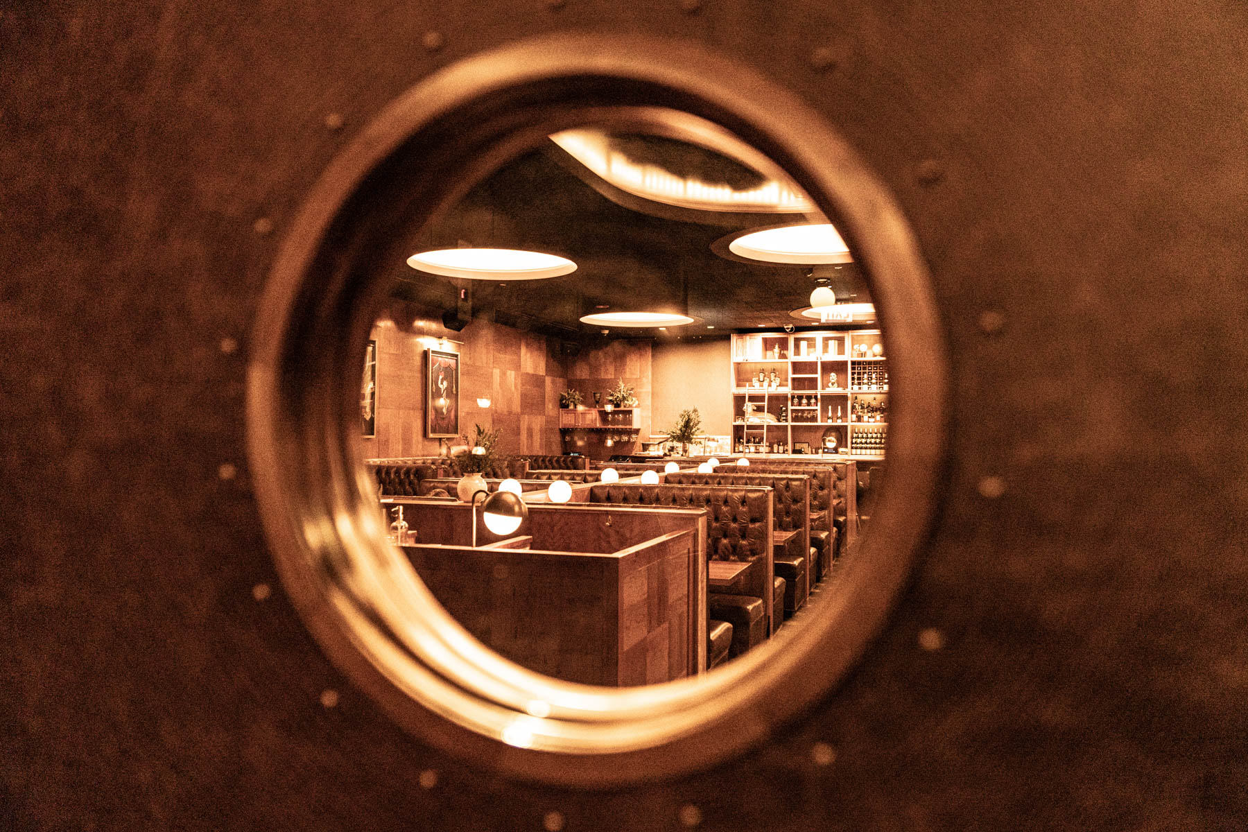 Inside the Chicago Athletic Club.