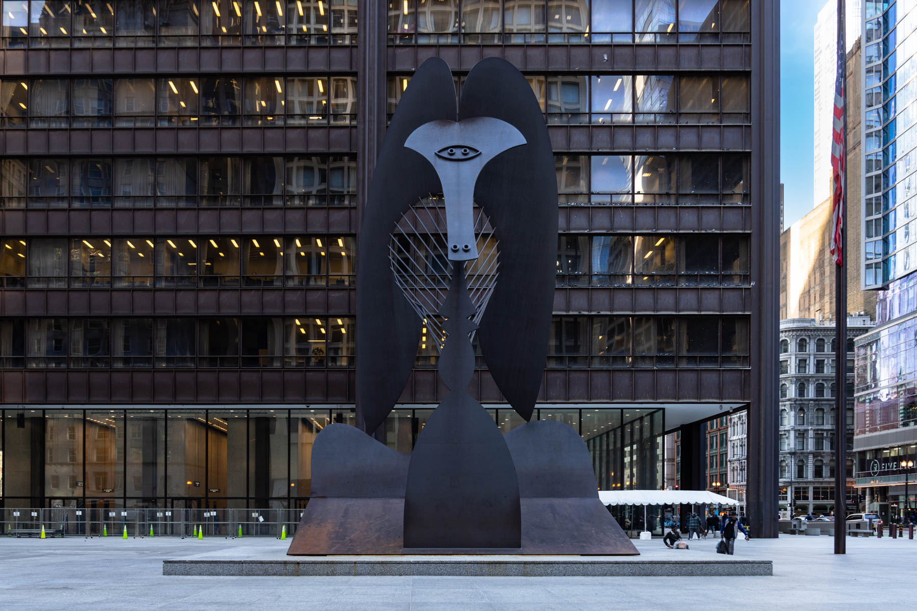 Untitled Picasso sculpture in the Daley Plaza.