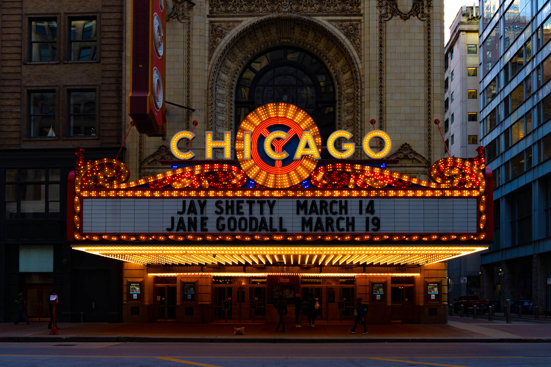 The Chicago Theatre.
