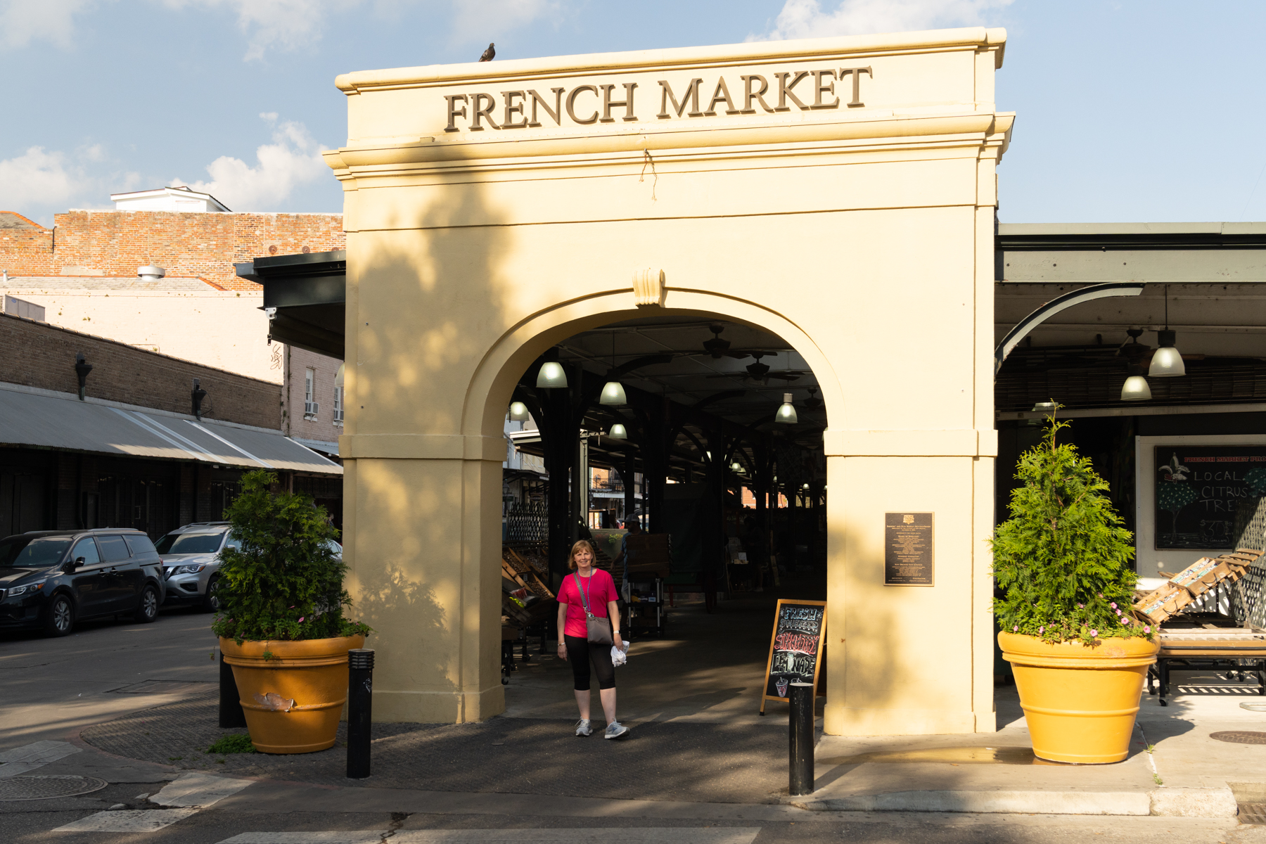 Andrea at the French Market.