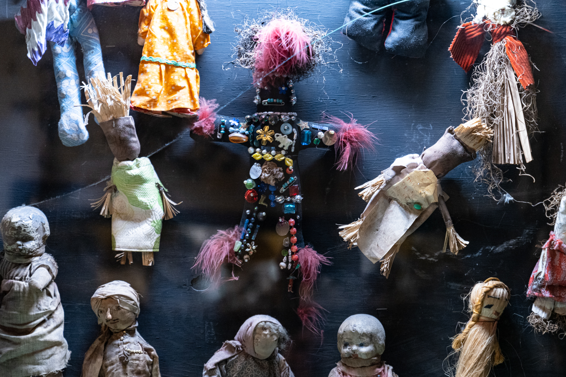 Exhibit in the New Orleans Historic Voodoo Museum.