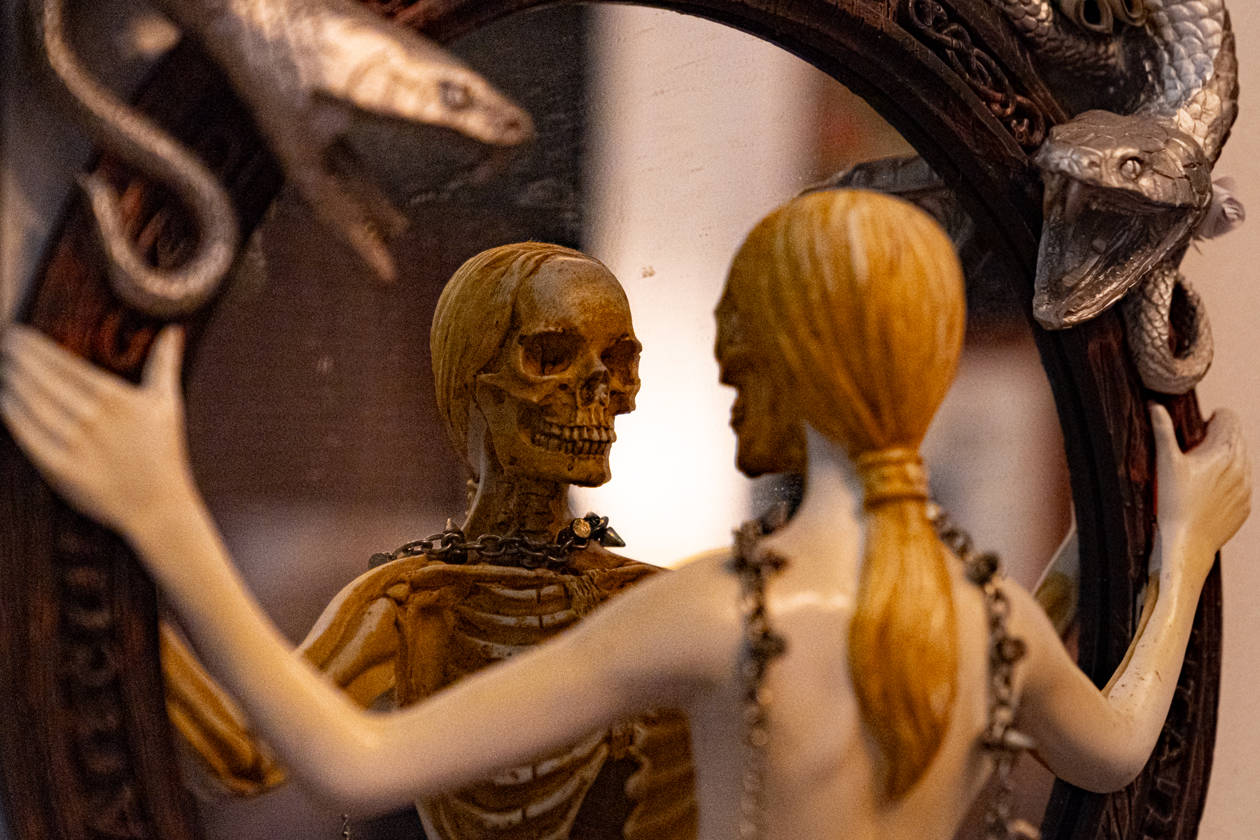 Exhibit in the New Orleans Historic Voodoo Museum.