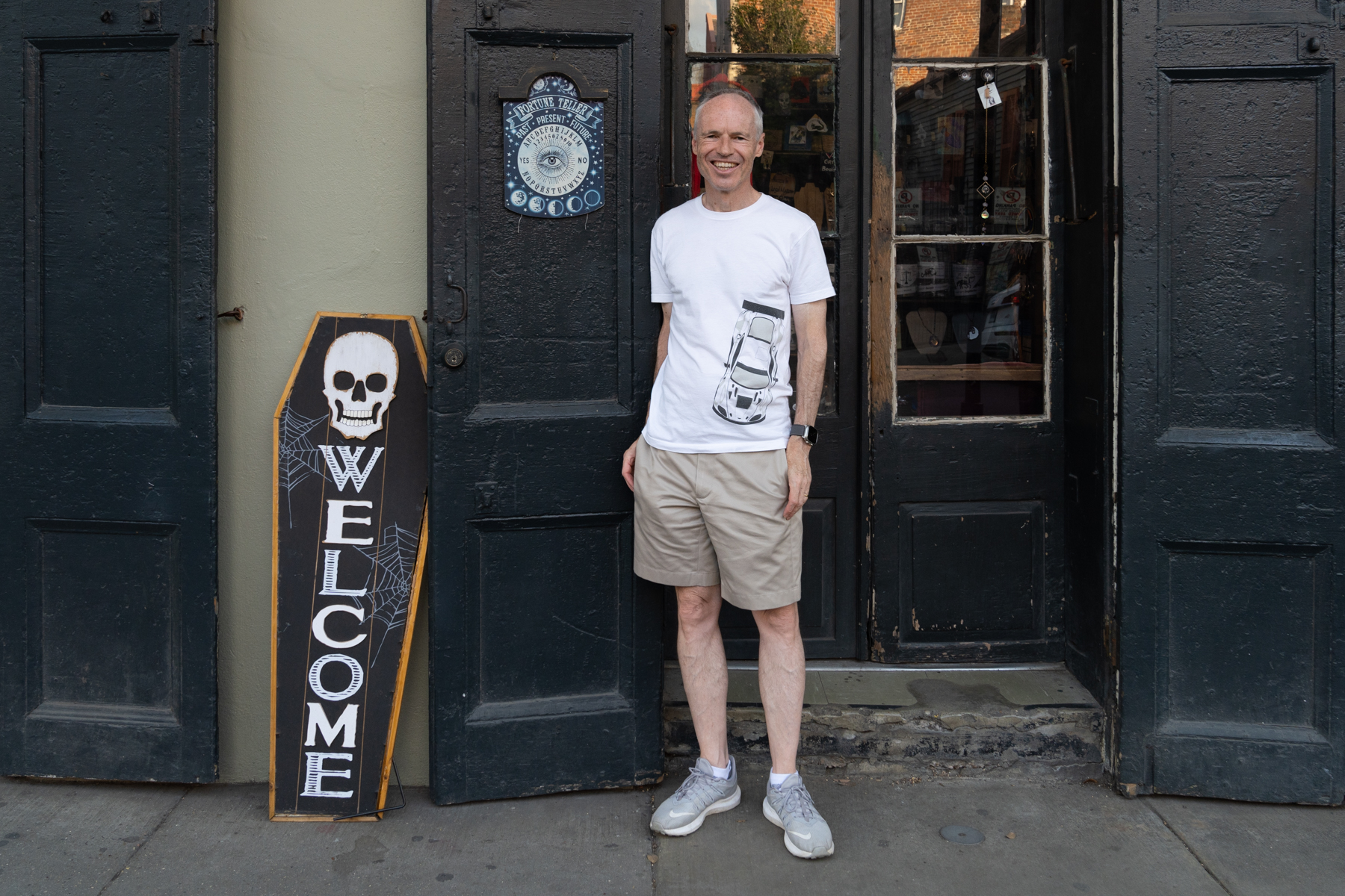 Keith at the New Orleans Historic Voodoo Museum.