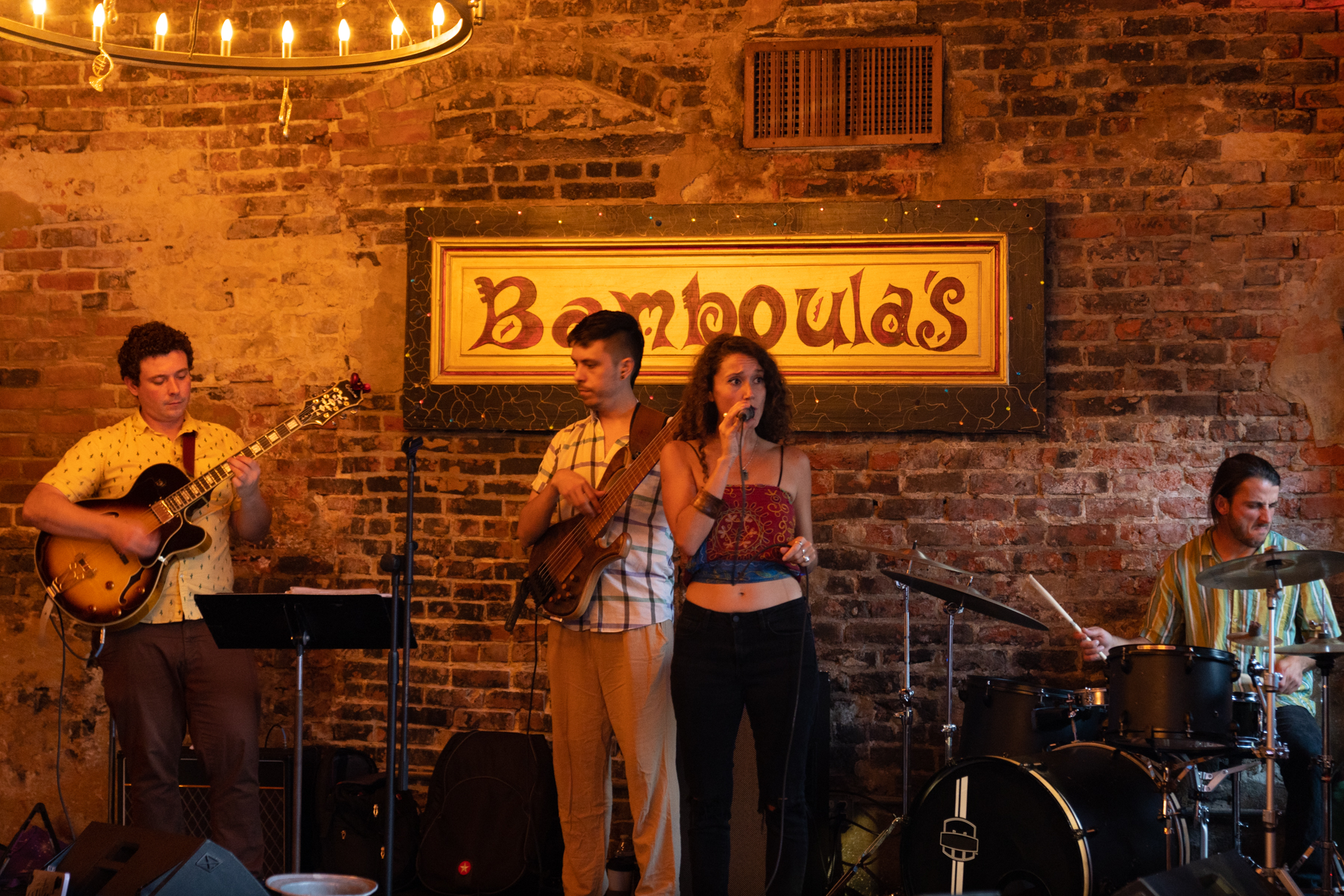 Live music at Bamboula's.