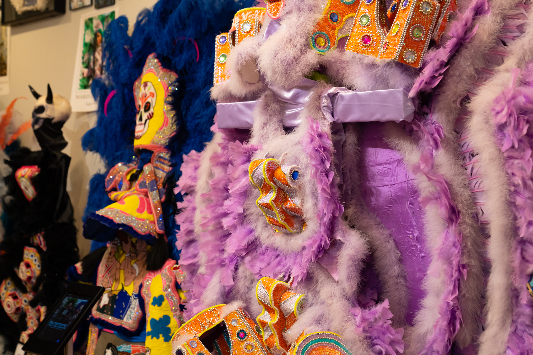 Costume display in the Backstreet Cultural Museum.
