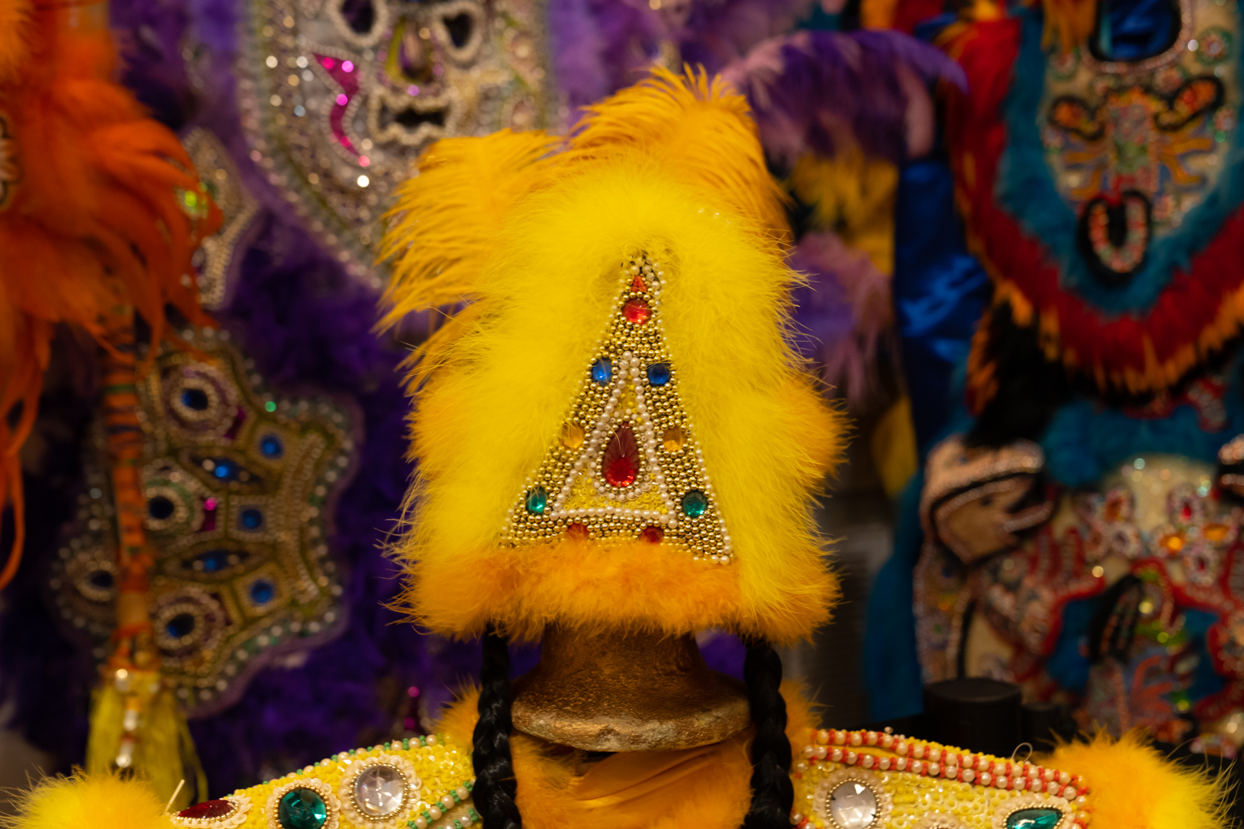 Costume display in the Backstreet Cultural Museum.