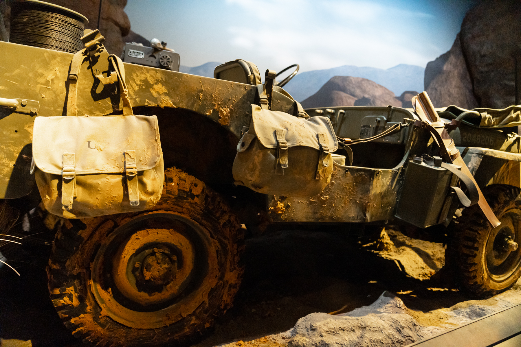 American army vehicle at the National WWII Museum.