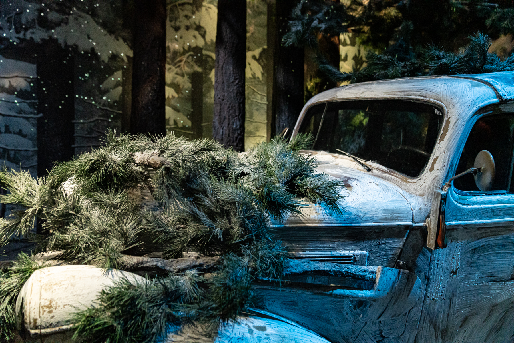 German Opel, camouflaged, at the National WWII Museum.