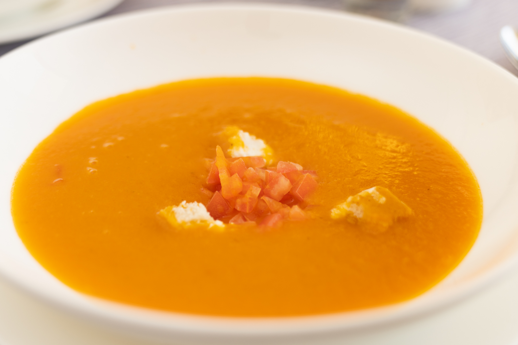 Roasted tomato soup.