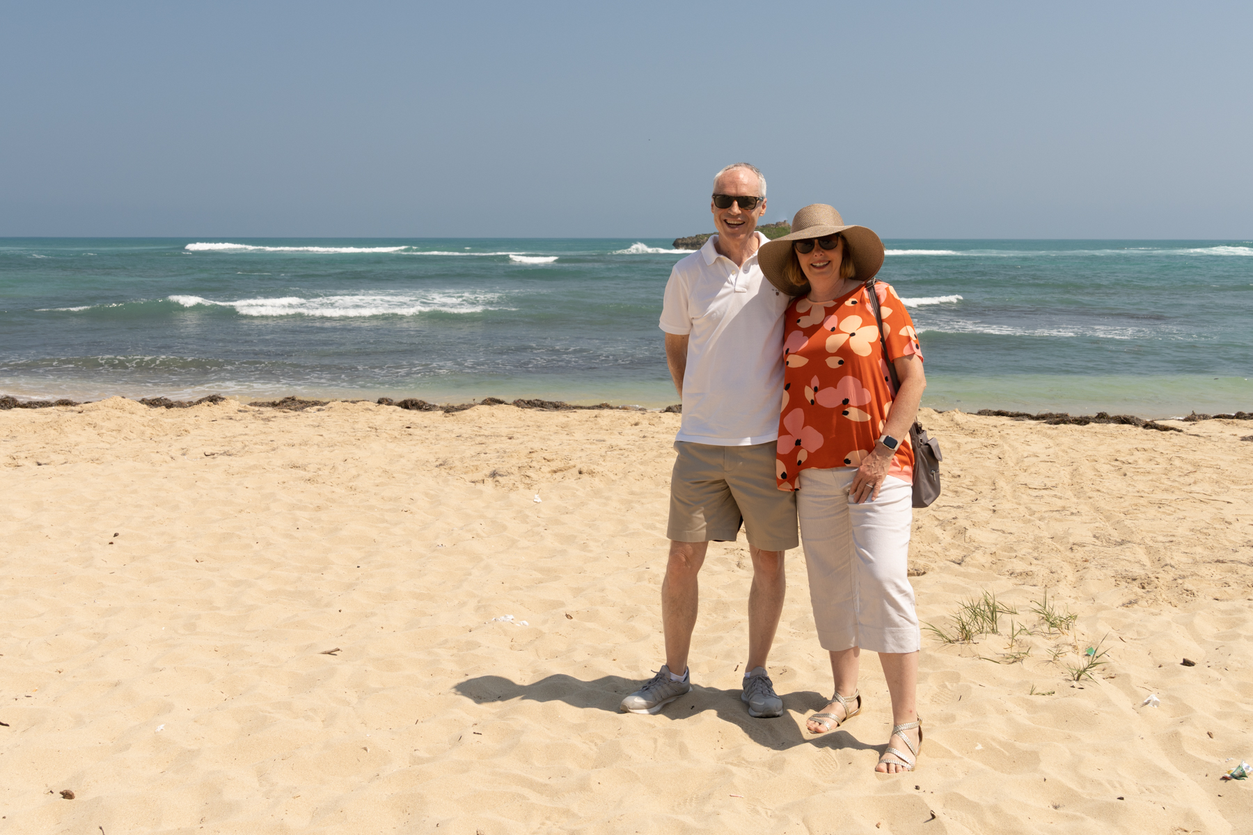 Keith and Andrea on Puerto Plata Beach.