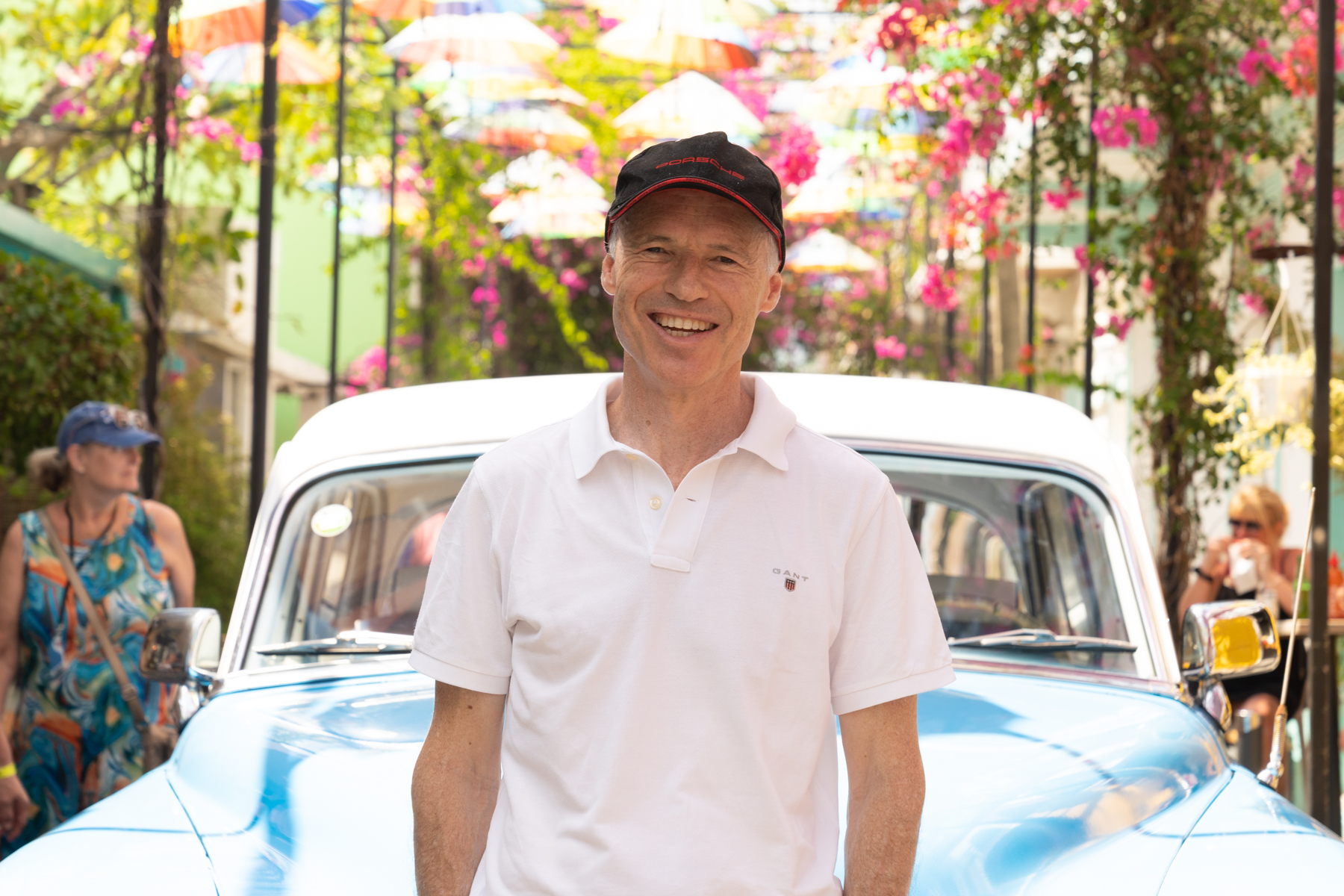 Keith in Umbrella Street.