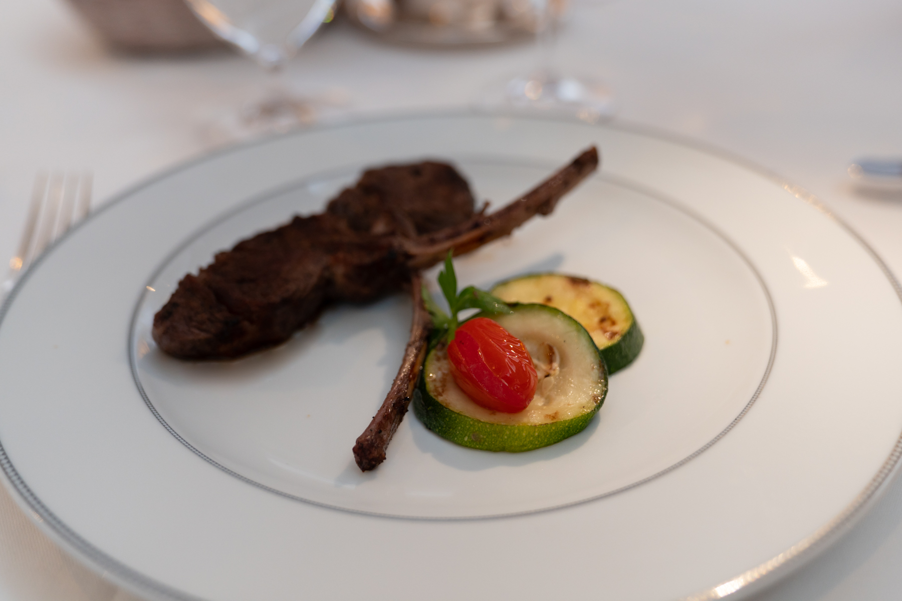 New Zealand lamb chops.