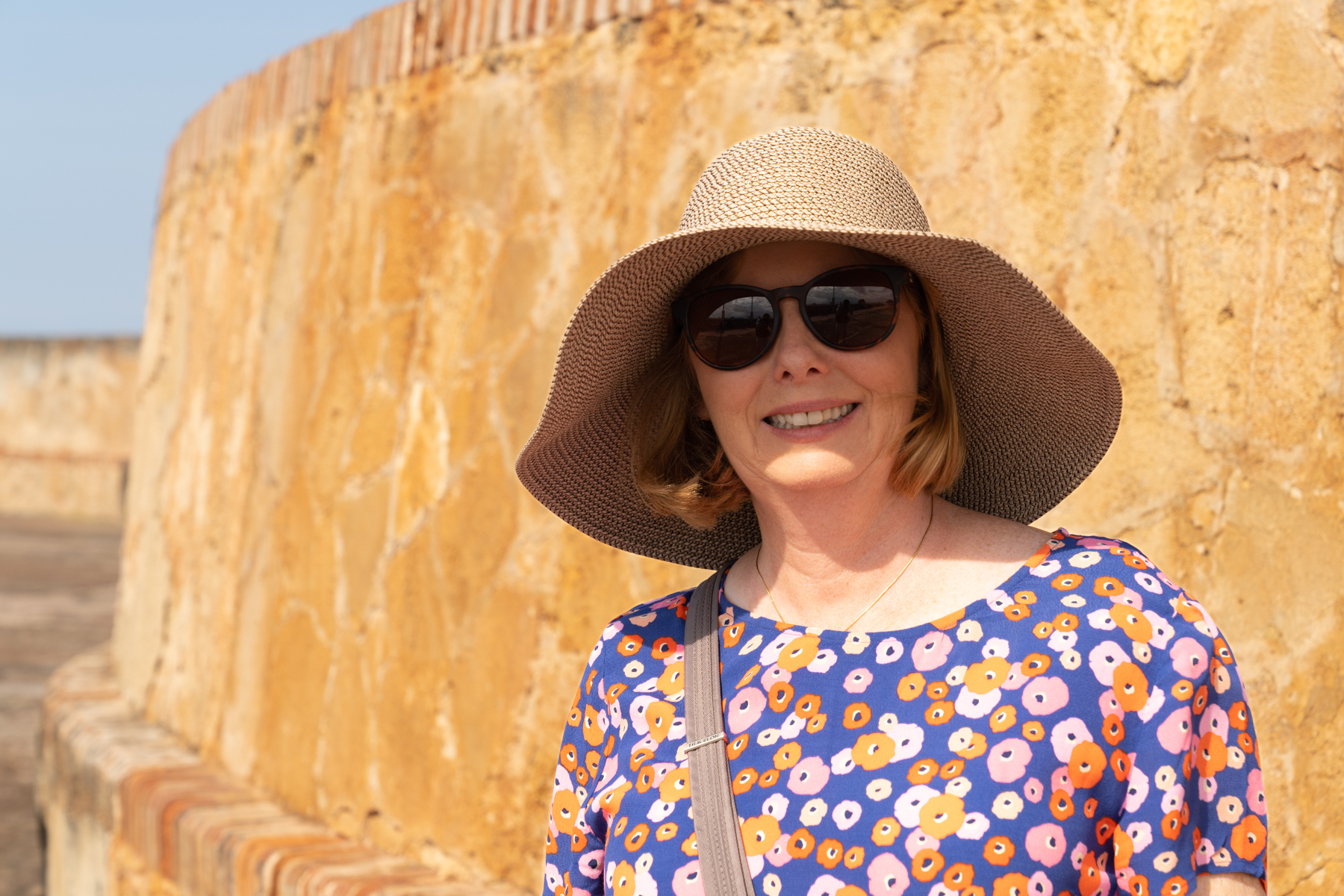 Andrea at Castillo San Cristóbal.