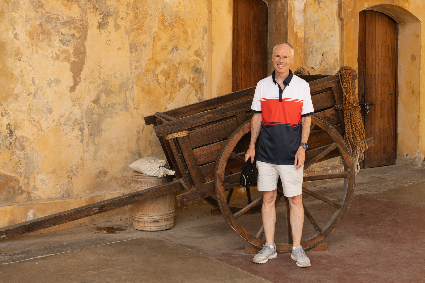 Keith at Castillo San Cristóbal.