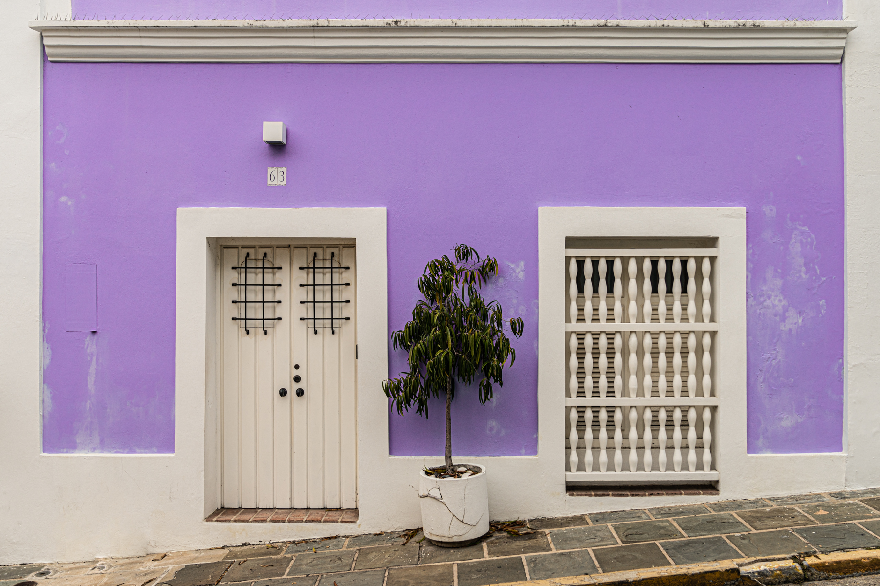 House in the old town of San Juan.