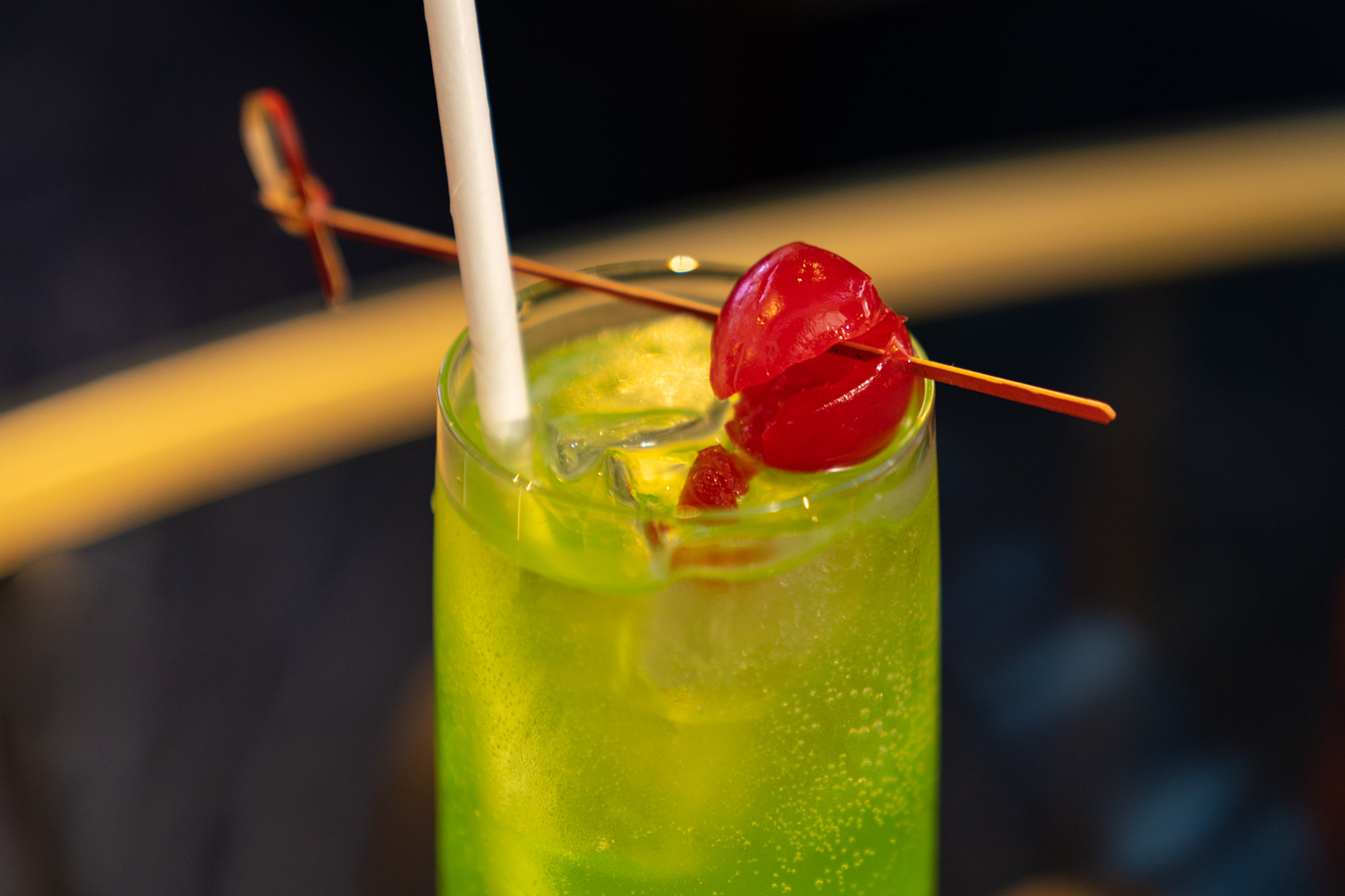 St. Patrick's Day cocktail.