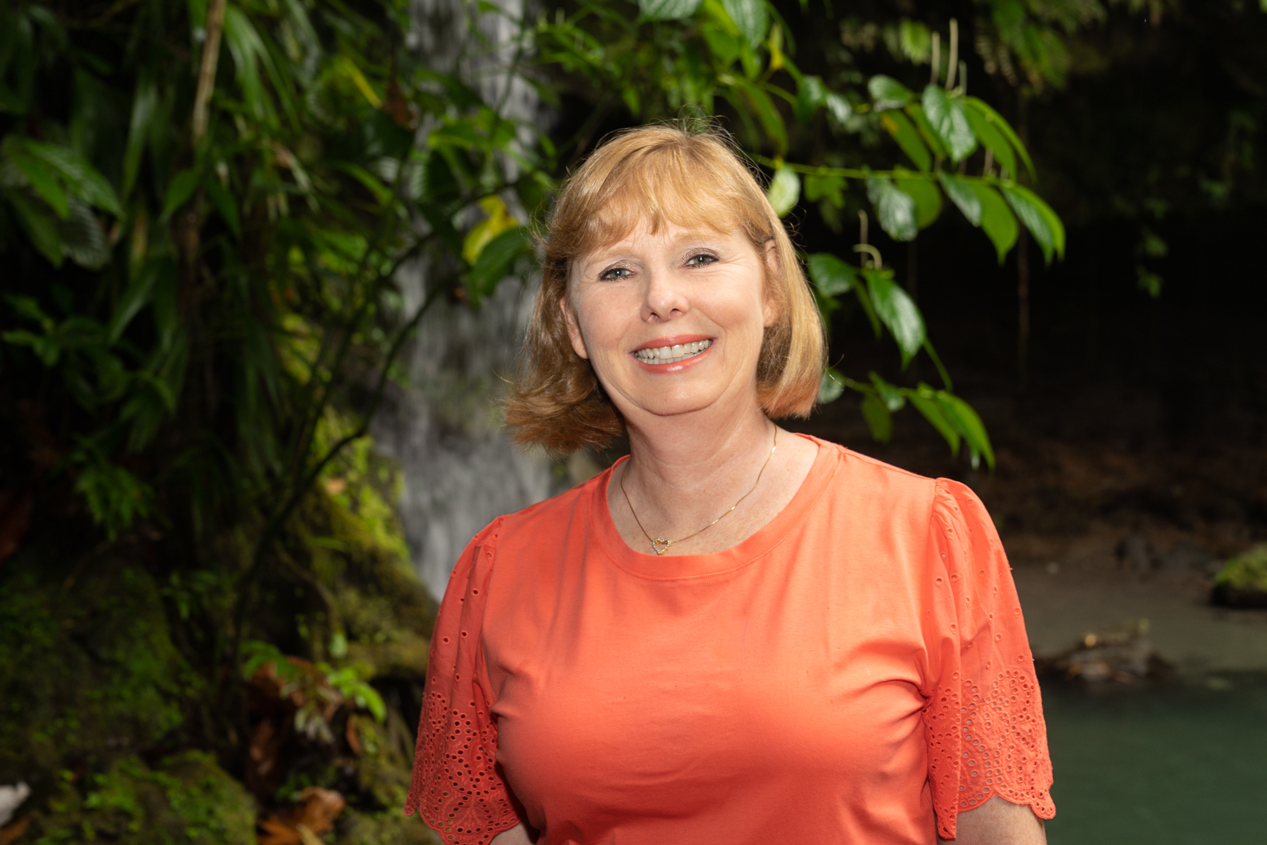 Andrea at Emerald Pool.