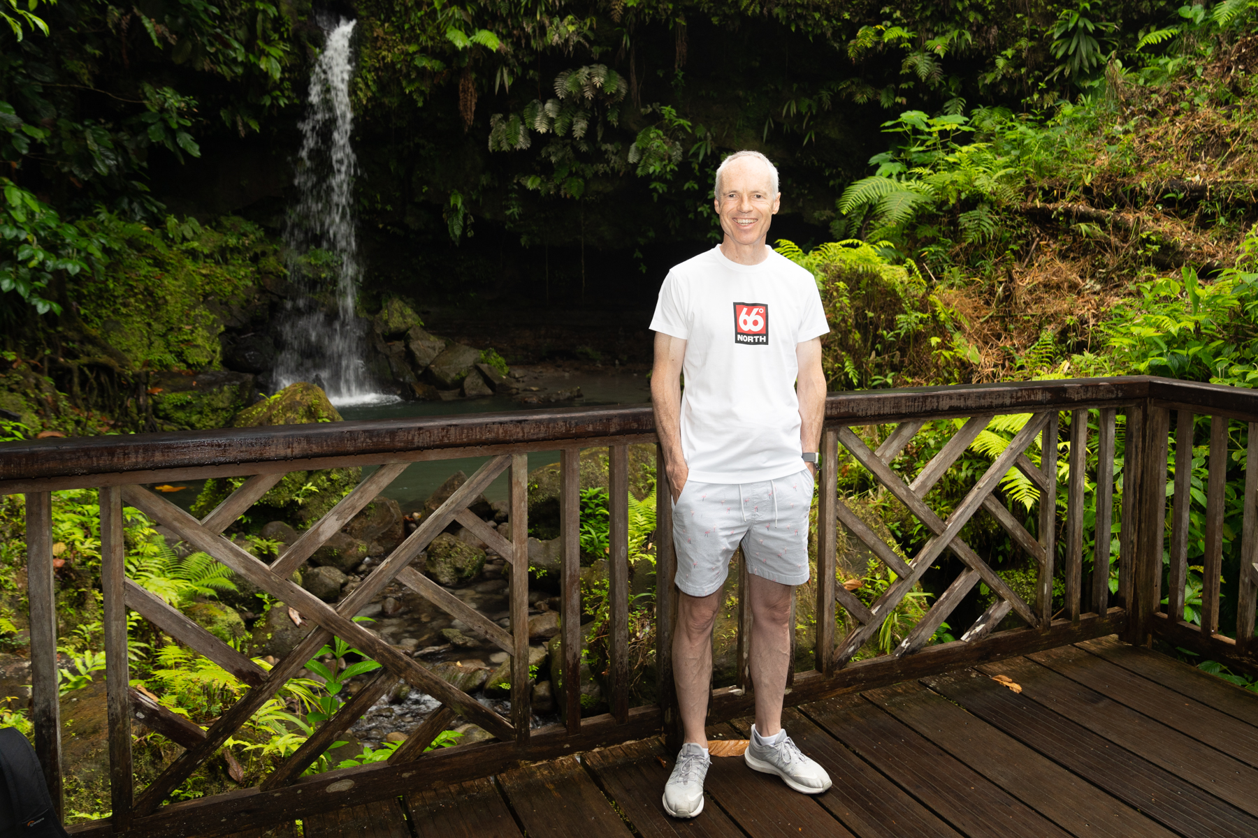 Keith at Emerald Pool.
