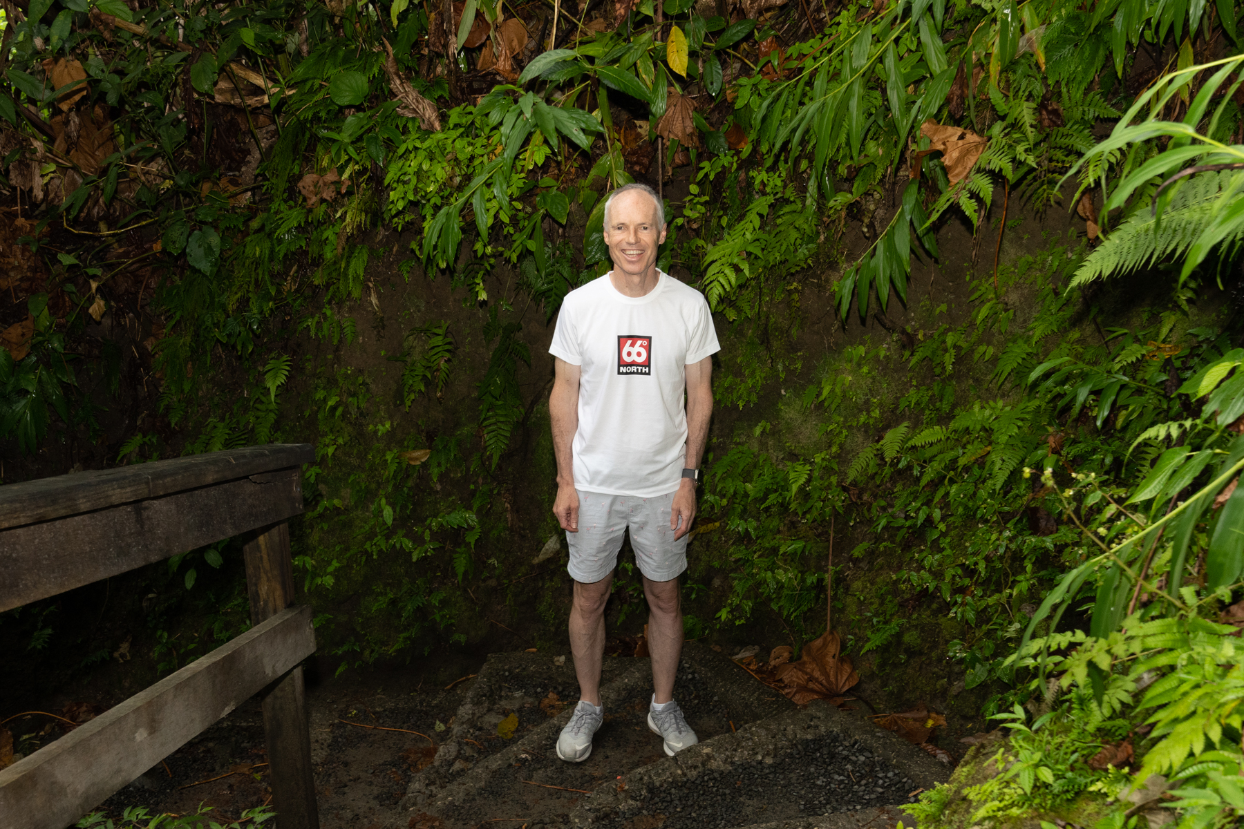Keith at Trafalgar Falls.