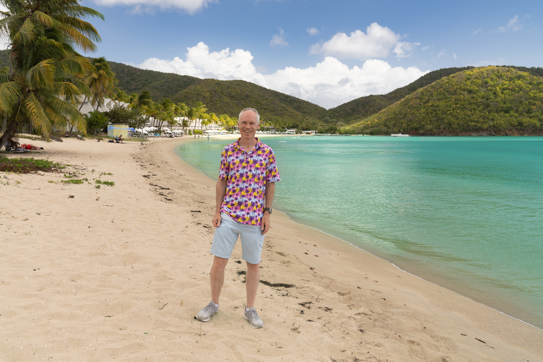 Keith at Carlisle Bay.