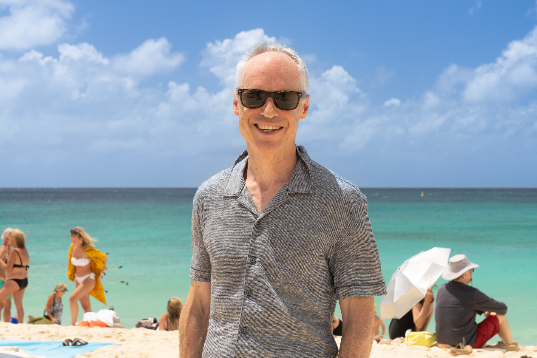Keith on Maho Beach.