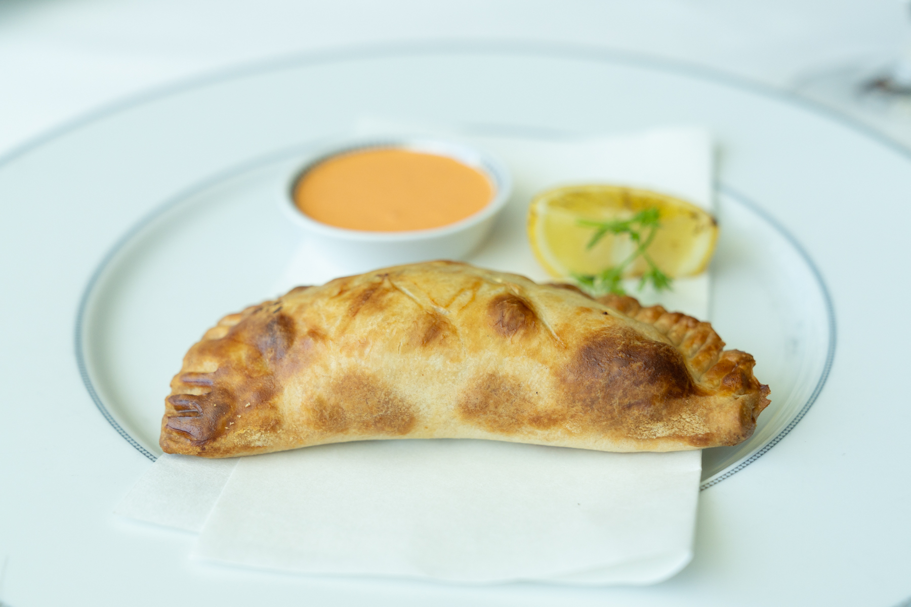 Black Angus beef empanada.
