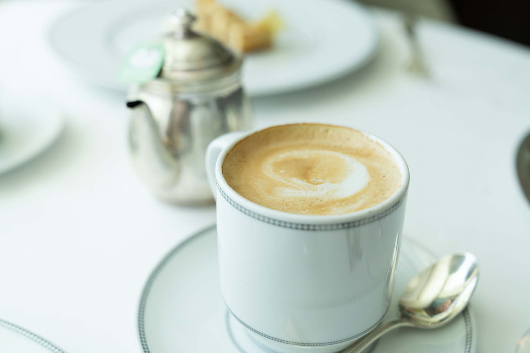 Triple-shot cafe latte.