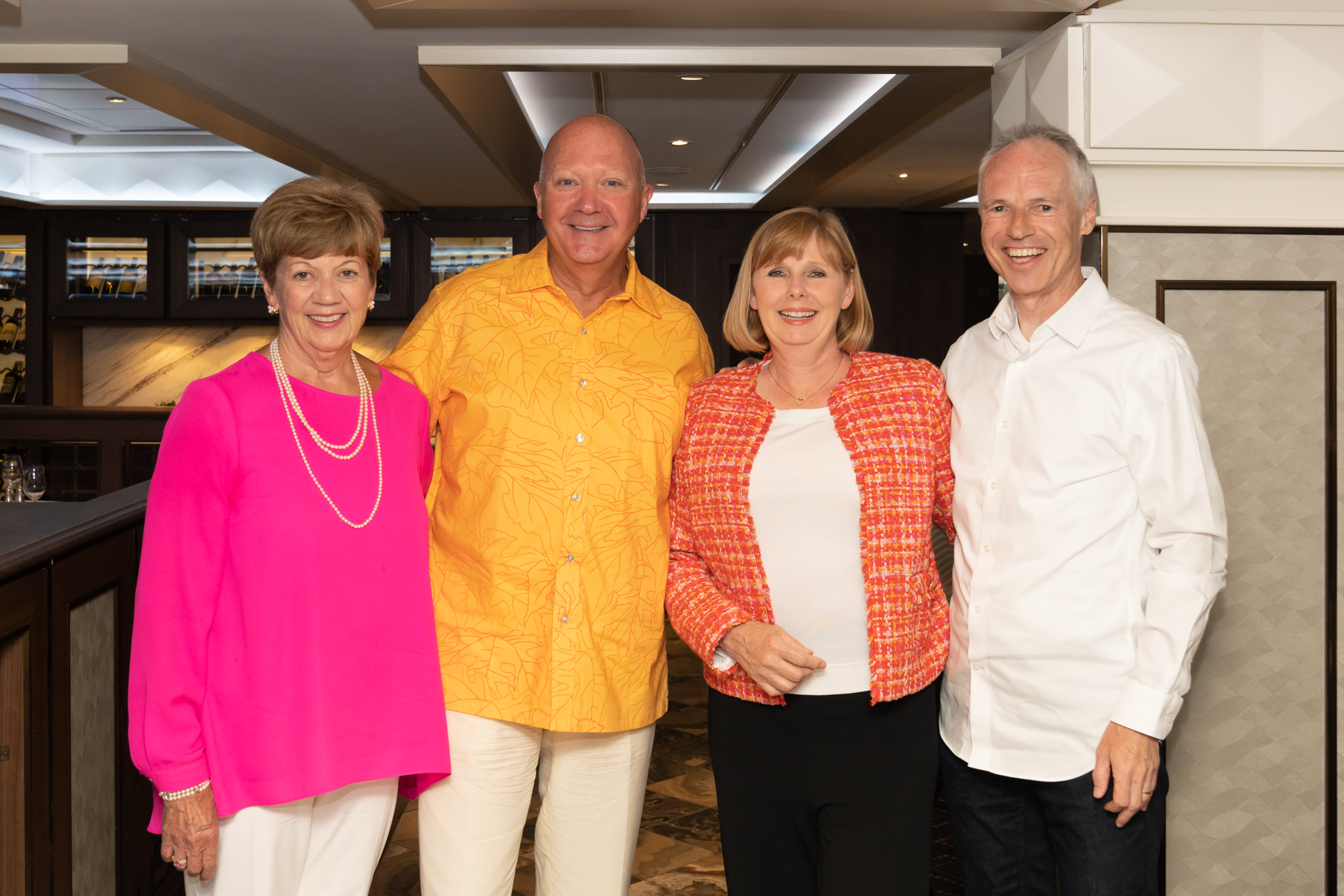 Penny, Jeff, Andrea, and Keith, after dinner.