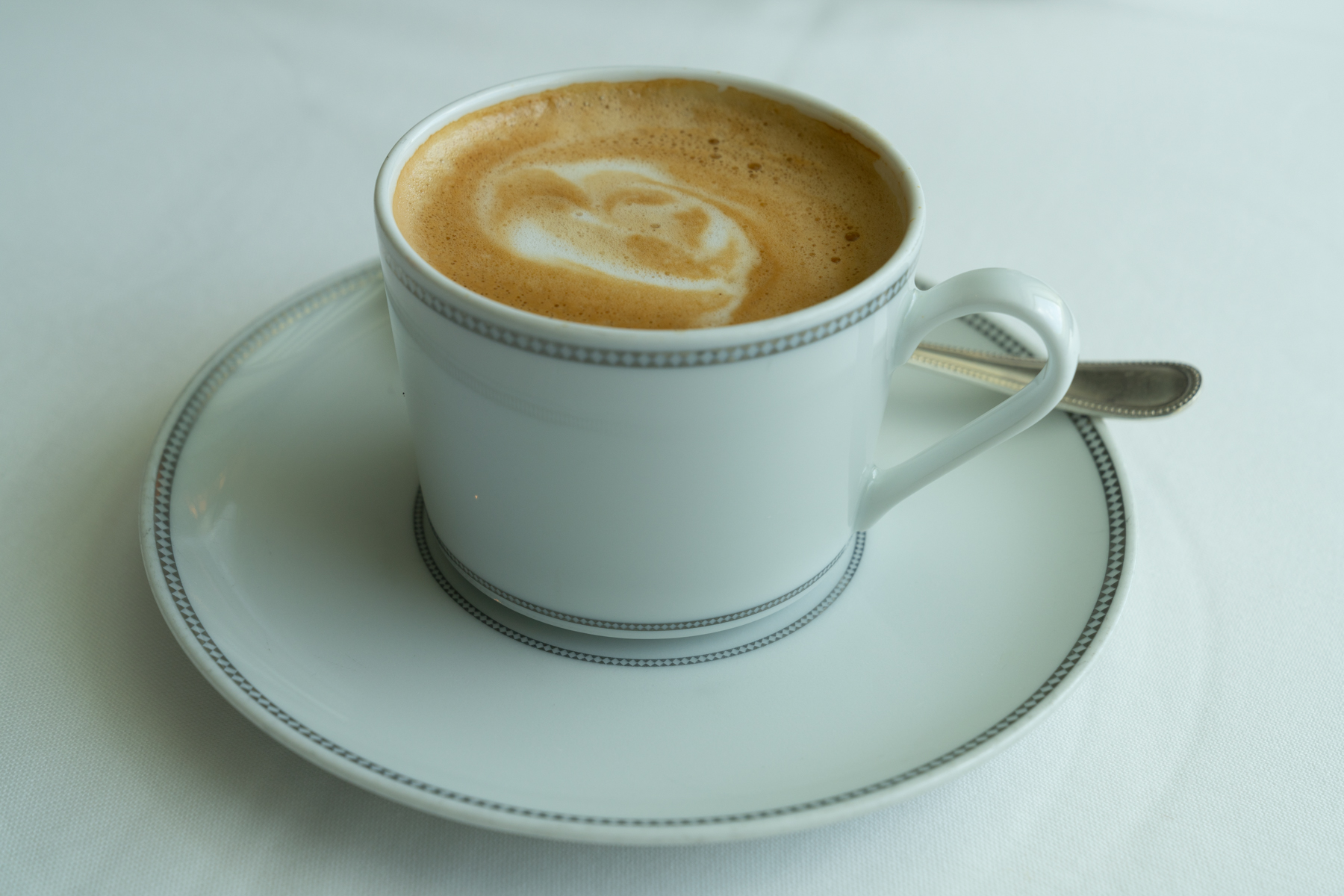 Triple-shot cafe latte.