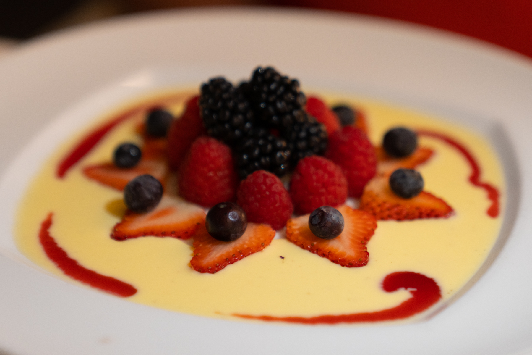 Fresh seasonal berries.