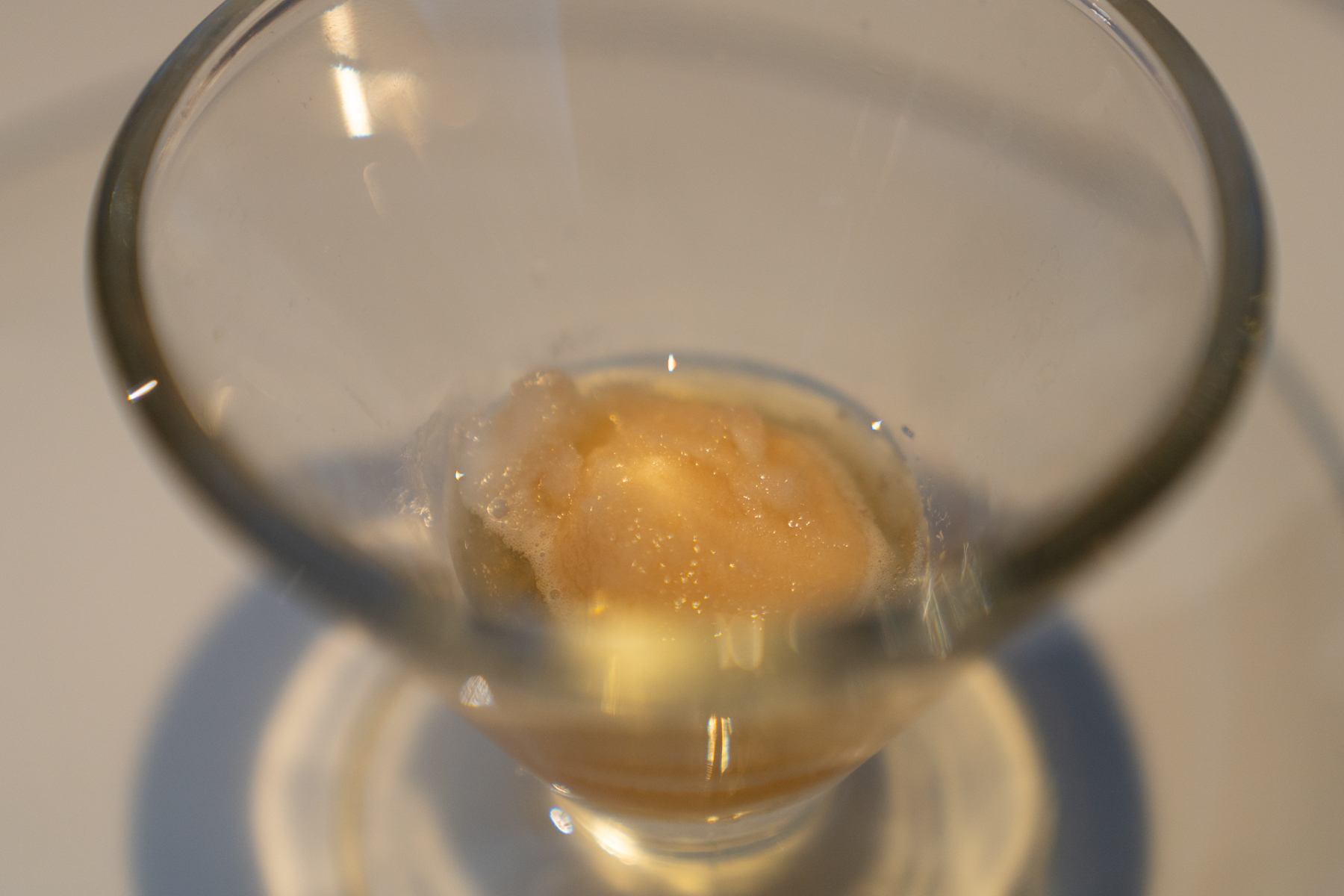 Apple and Calvados sorbet.