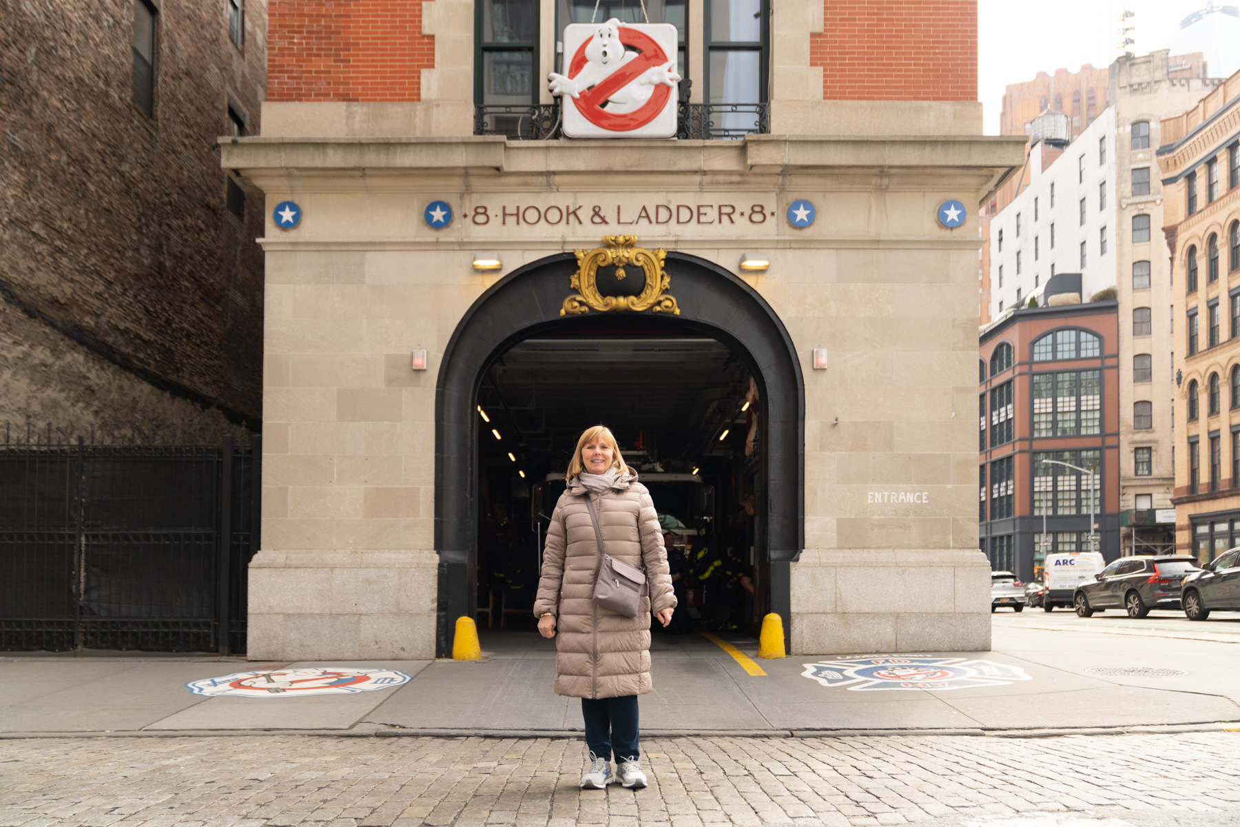 Andrea at Firehouse, Hook & Ladder Company No. 8.