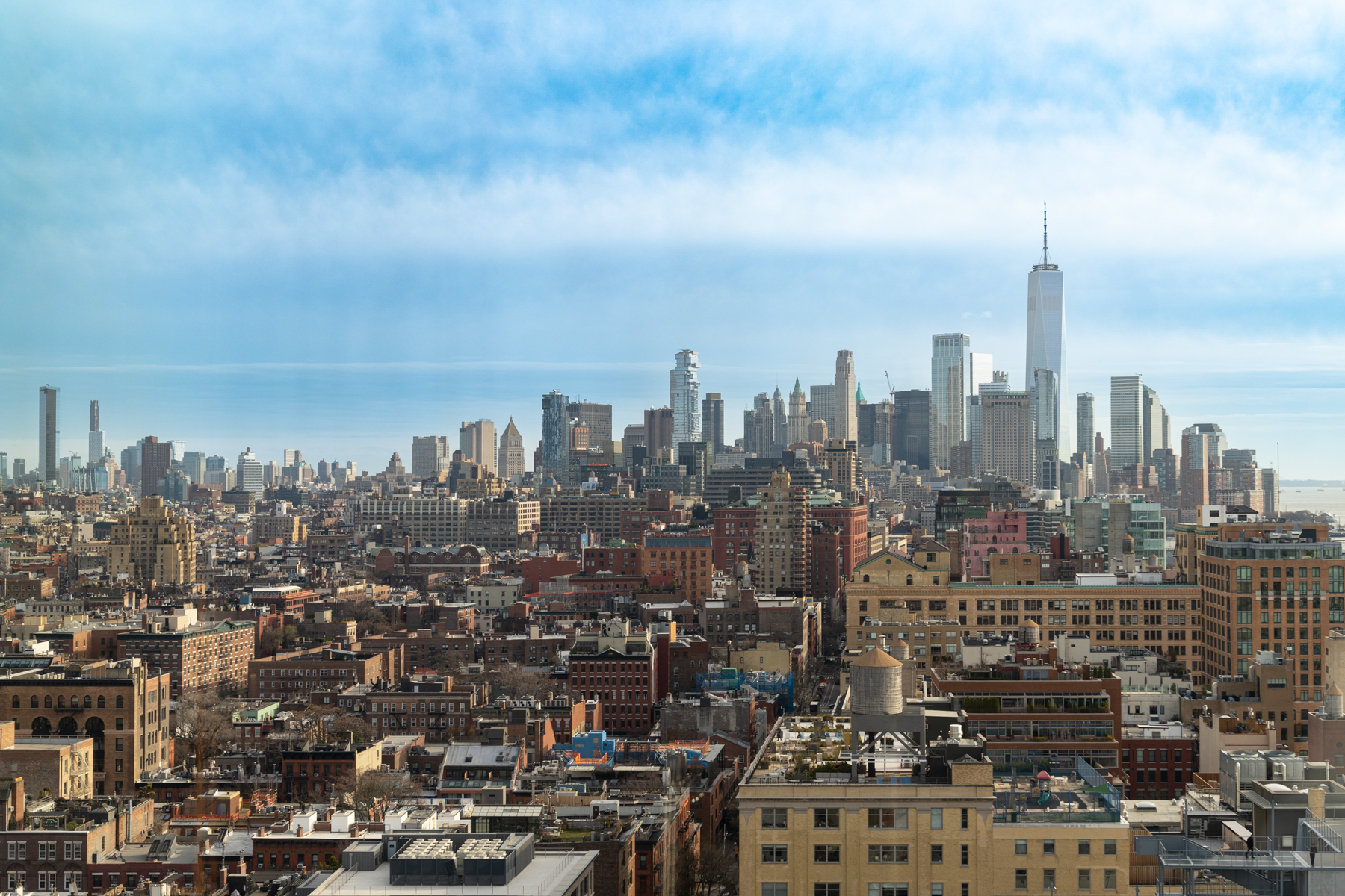 A view from the bar of the Standard Hotel.
