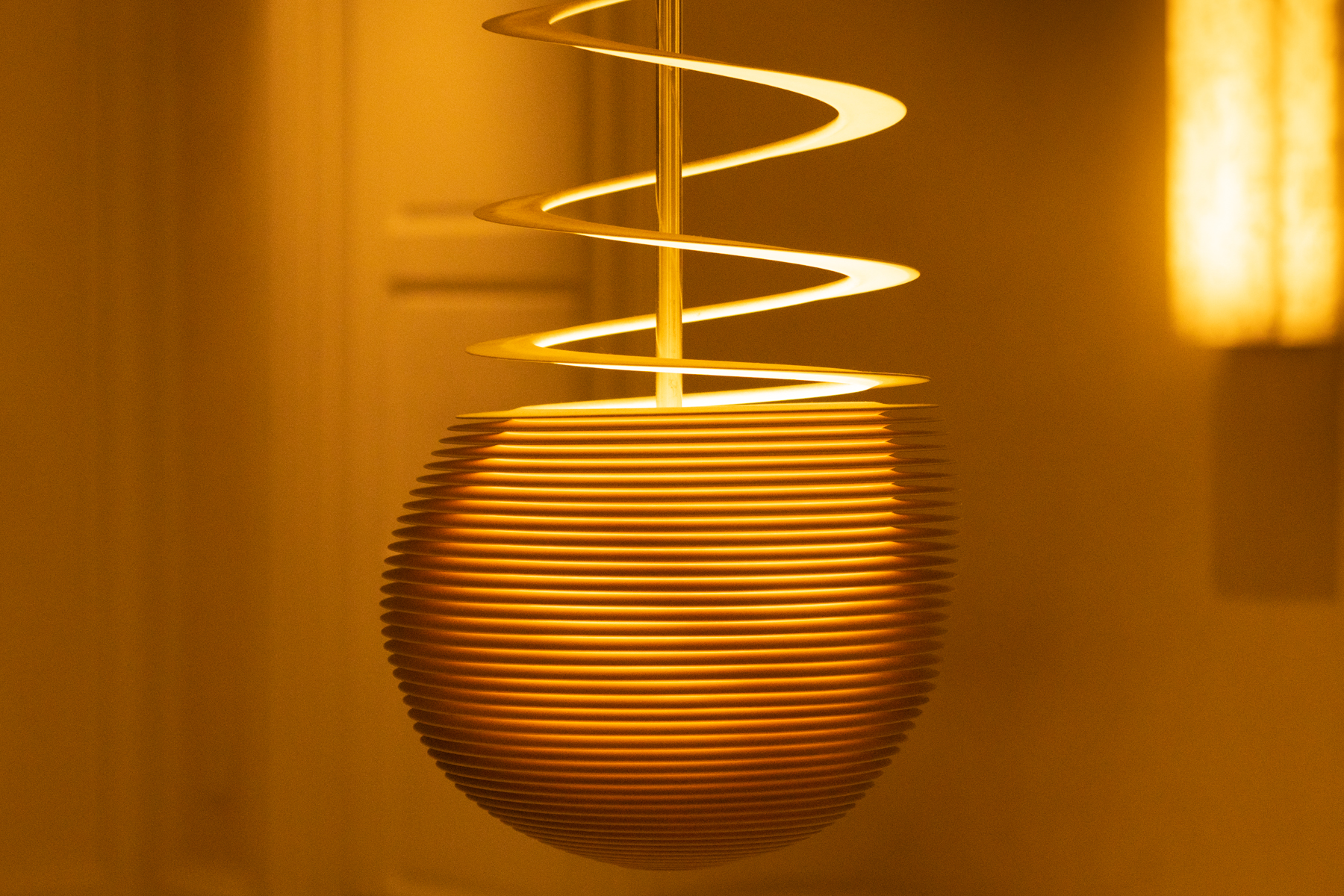 Very funky light fitting in The Mark.