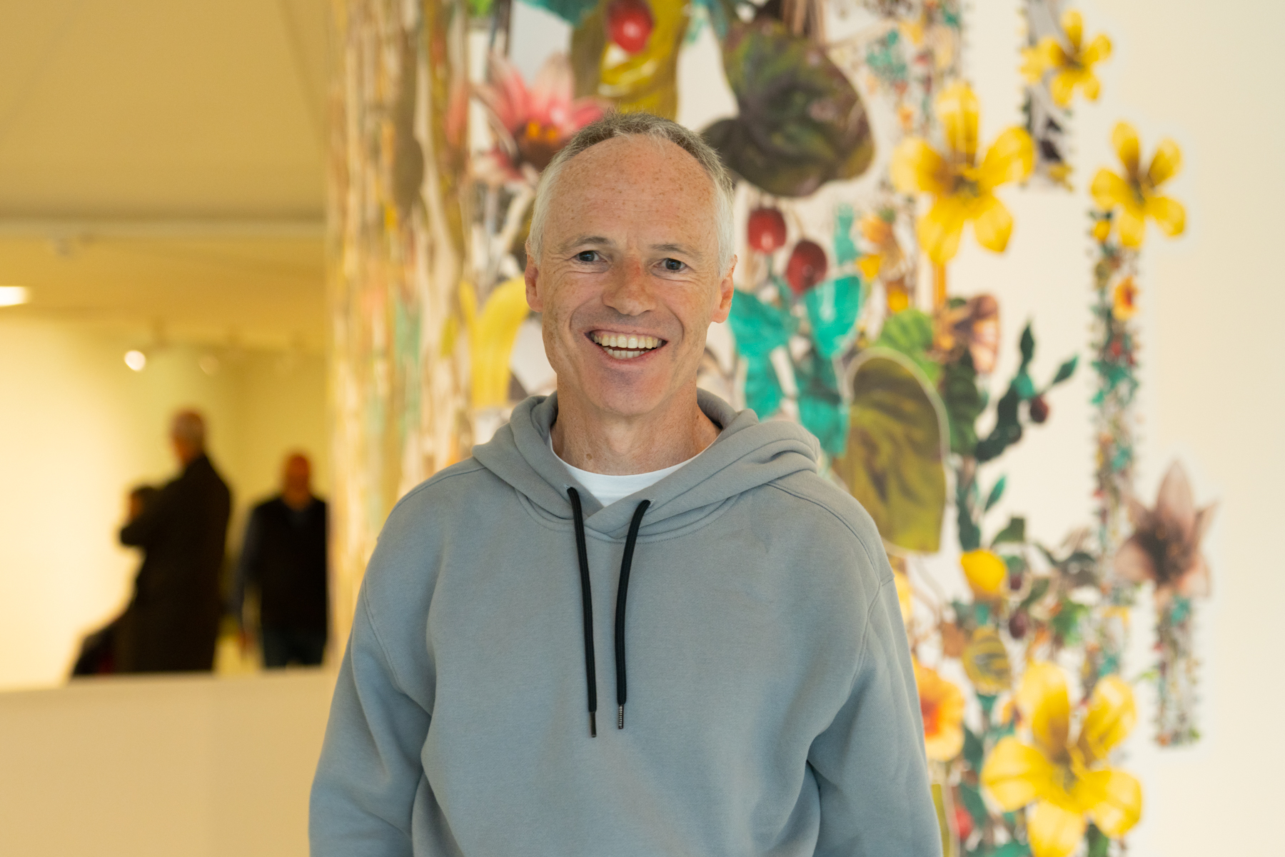 Keith in the Guggenheim Museum.